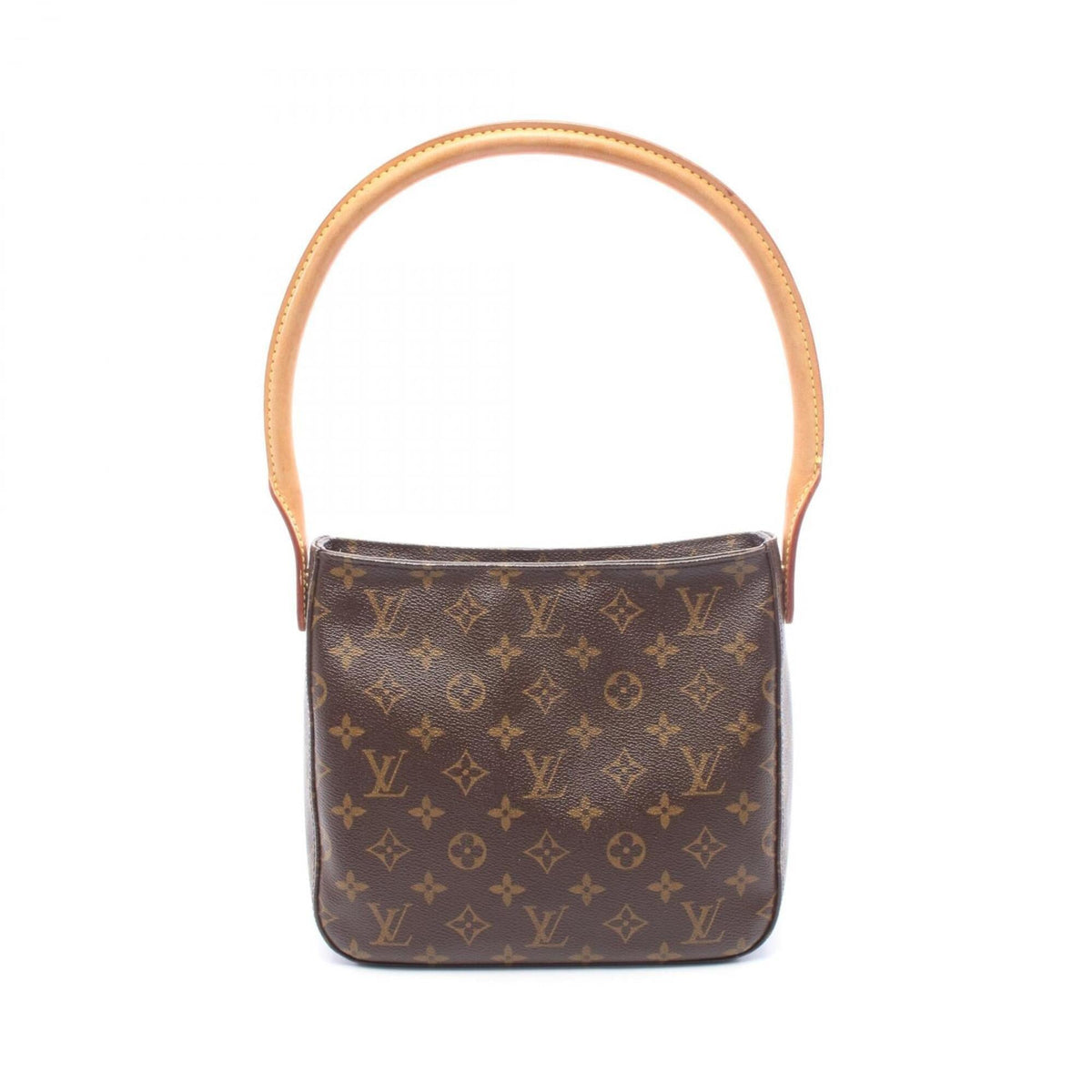 Louis Vuitton Brown Monogram Coated Canvas Handbag Shoulder Bag (Pre-Owned)
