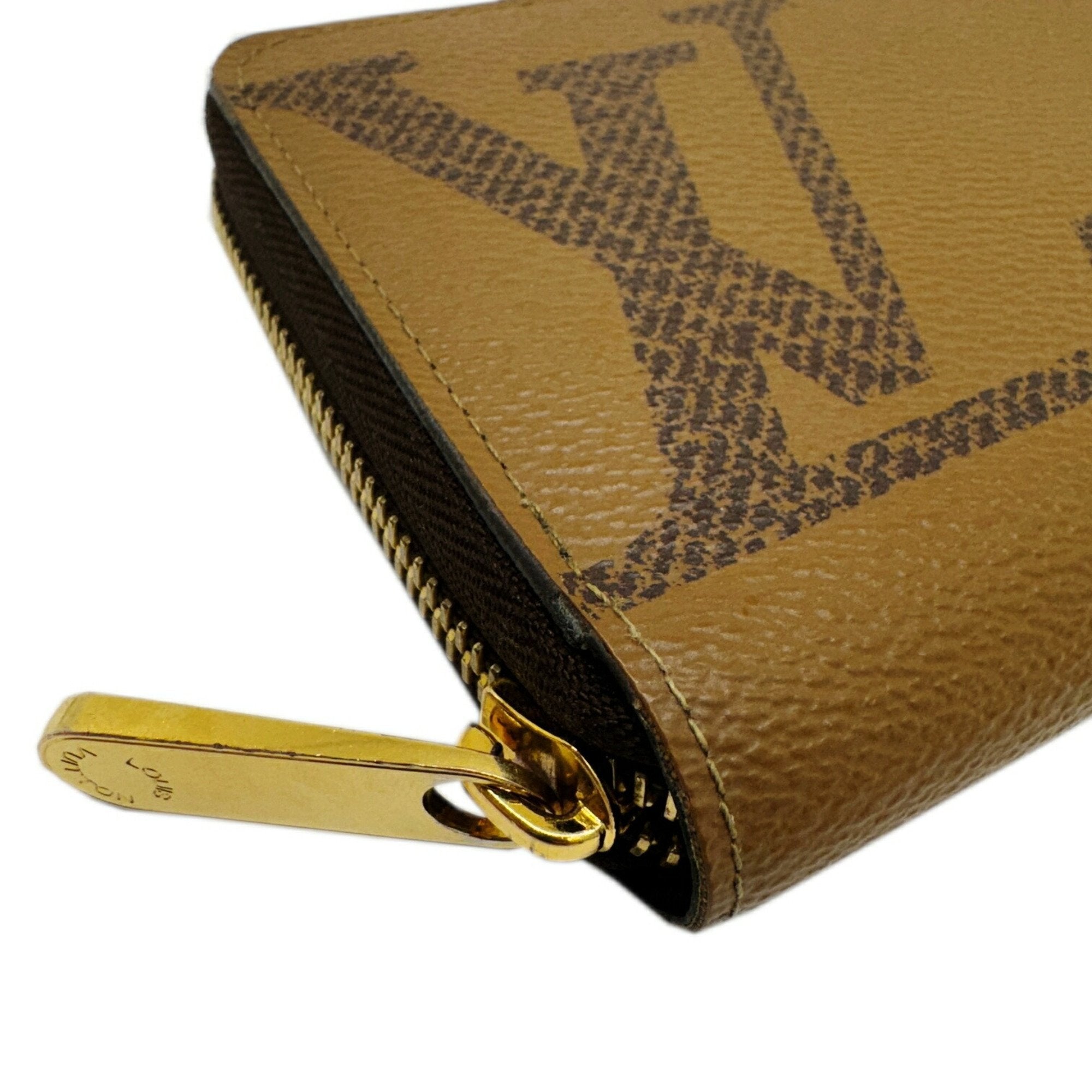 Louis Vuitton Monogram Brown Monogram Reverse Long Bill Wallet (Bi-Fold) (Pre-Owned)