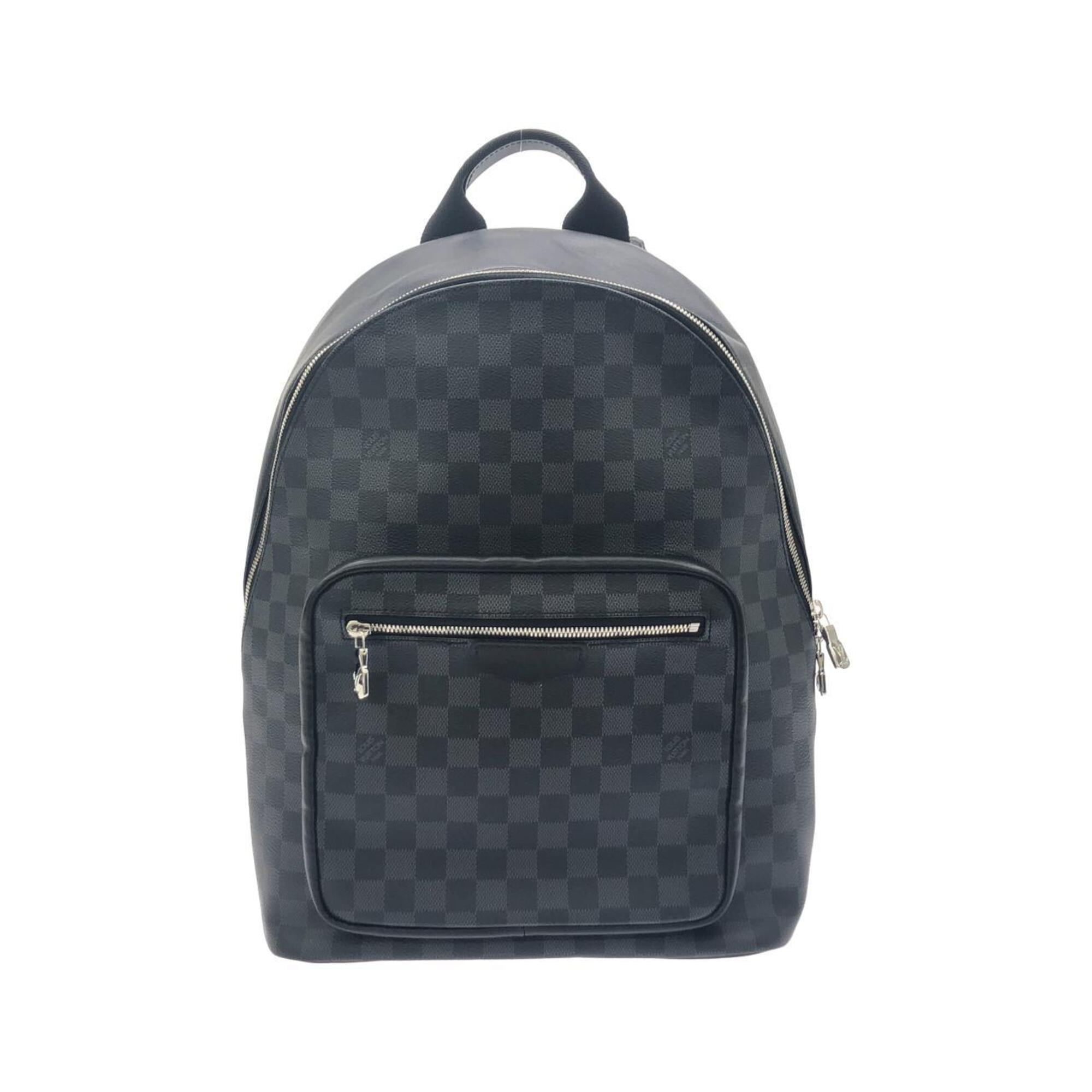 Louis Vuitton Graphite Coated Canvas Backpack (Pre-Owned)