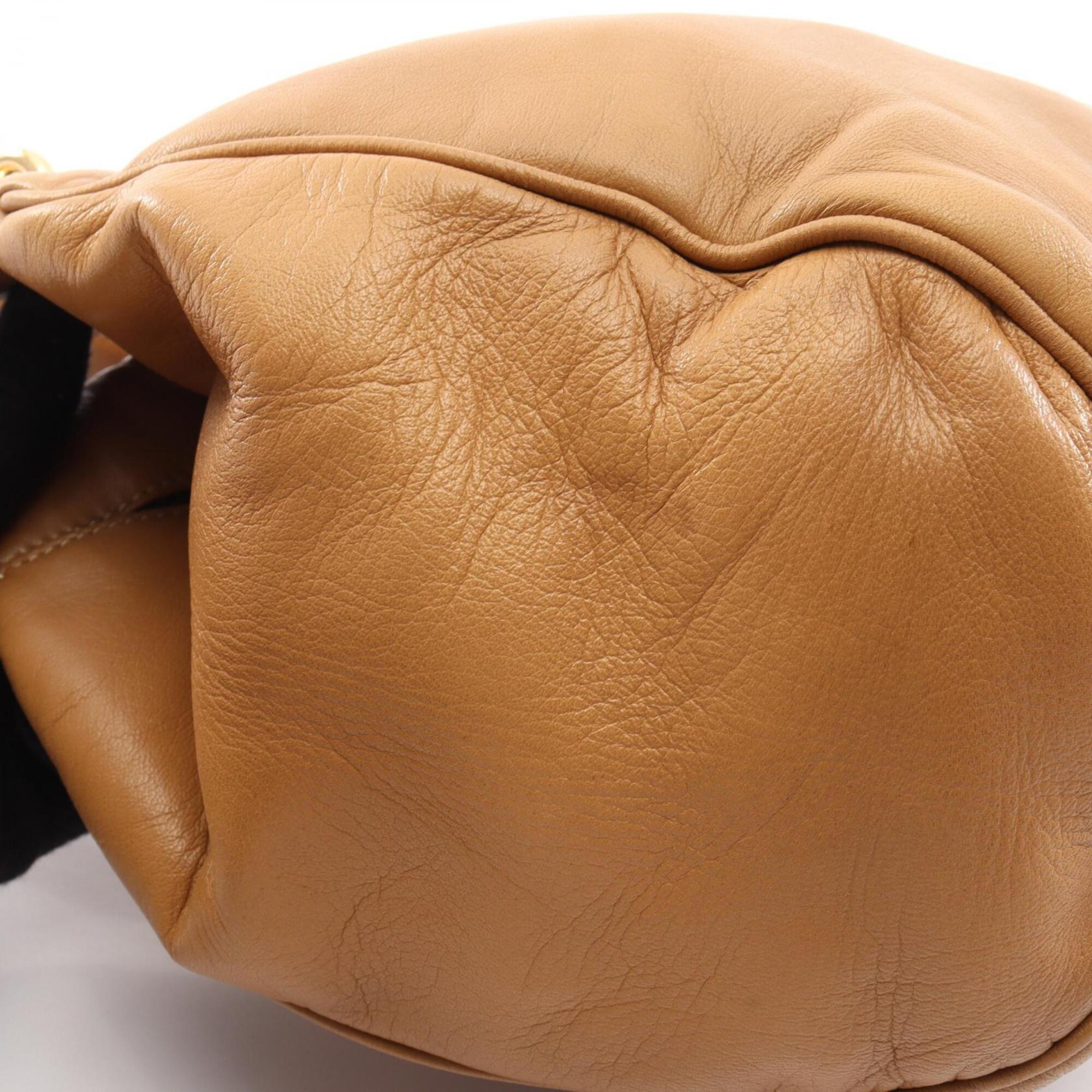 Loewe Beige Leather Handbag (Pre-Owned)
