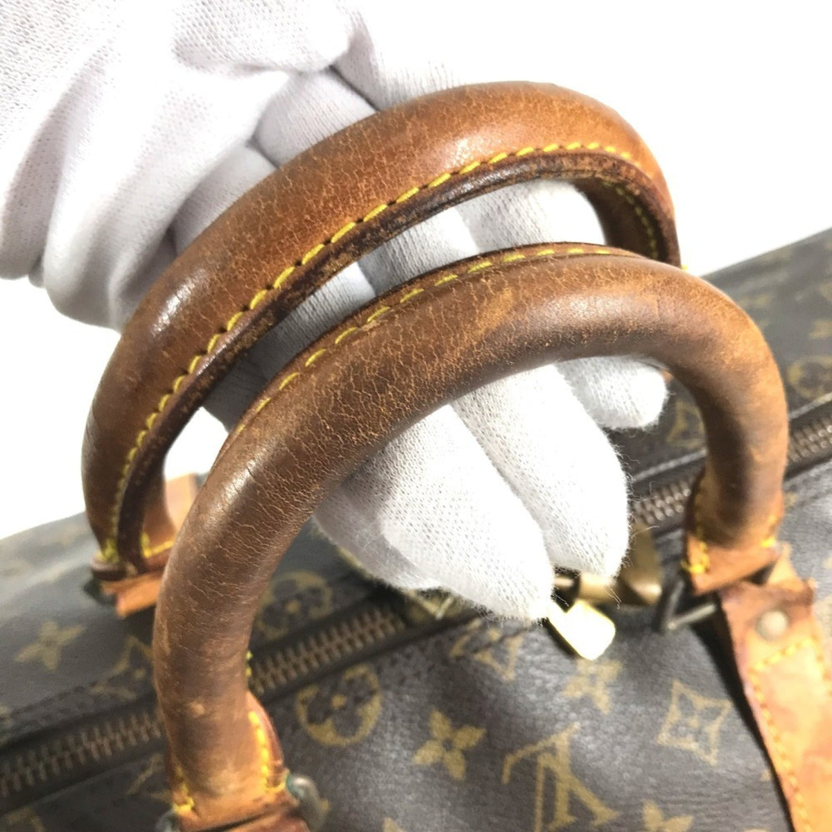 Louis Vuitton Brown Monogram Canvas Boston Bag Handbag (Pre-Owned)