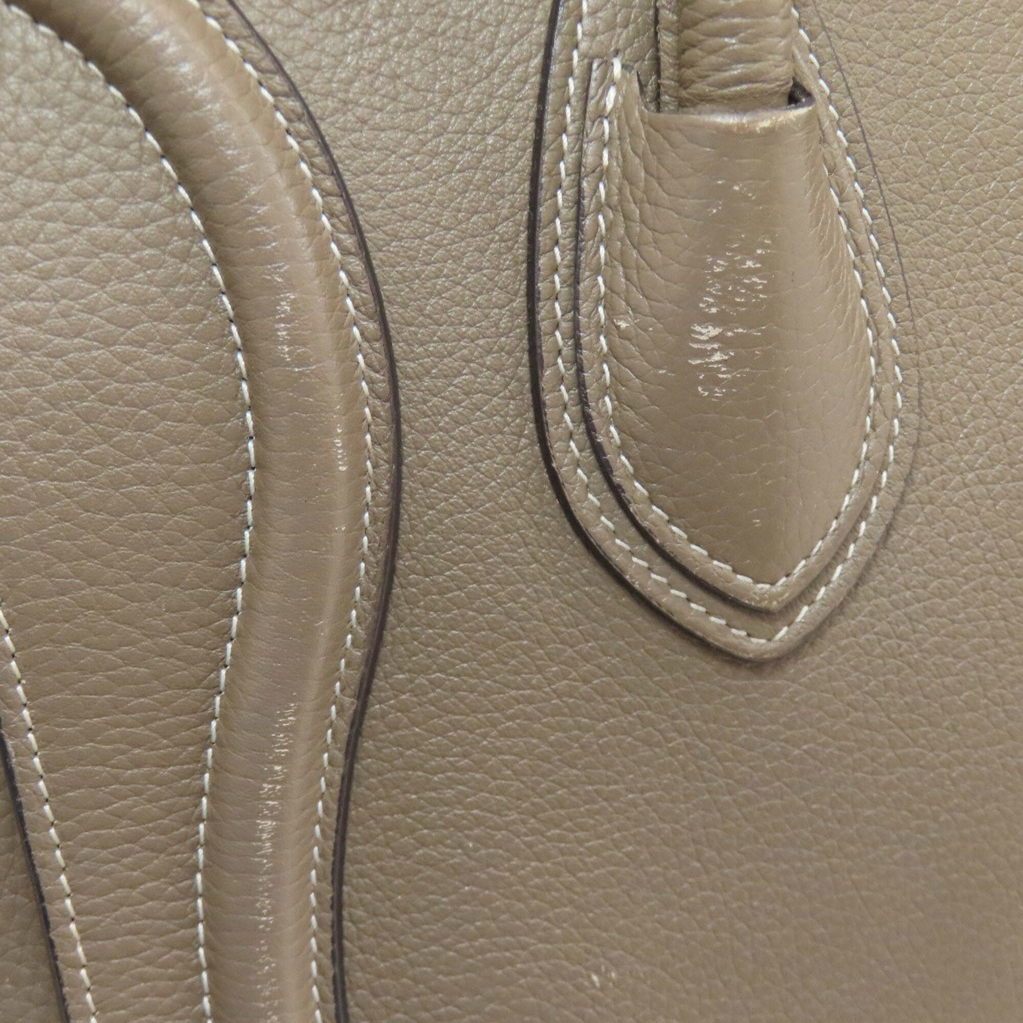 Celine Grayish Leather Handbag (Pre-Owned)