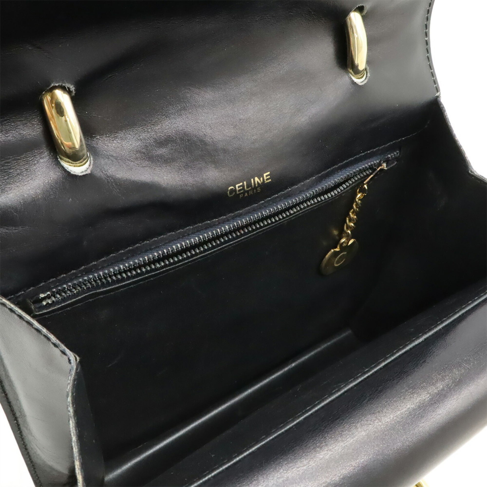 Celine Black Leather Handbag (Pre-Owned)