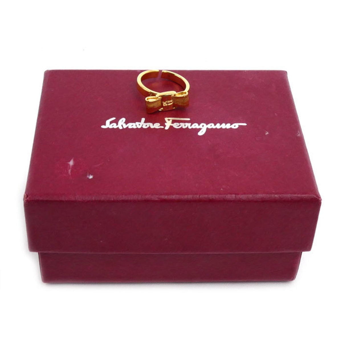 Salvatore Ferragamo Brass Band Ring (Pre-Owned)