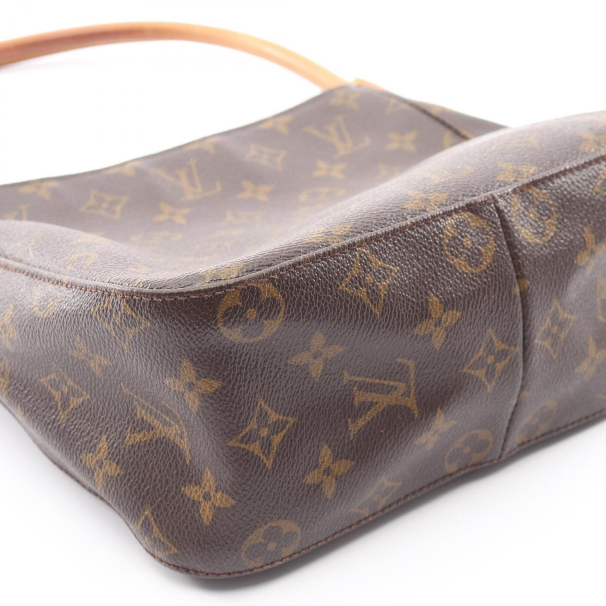 Louis Vuitton Brown Monogram Pvc Coated Canvas Leather Handbag Shoulder Bag (Pre-Owned)