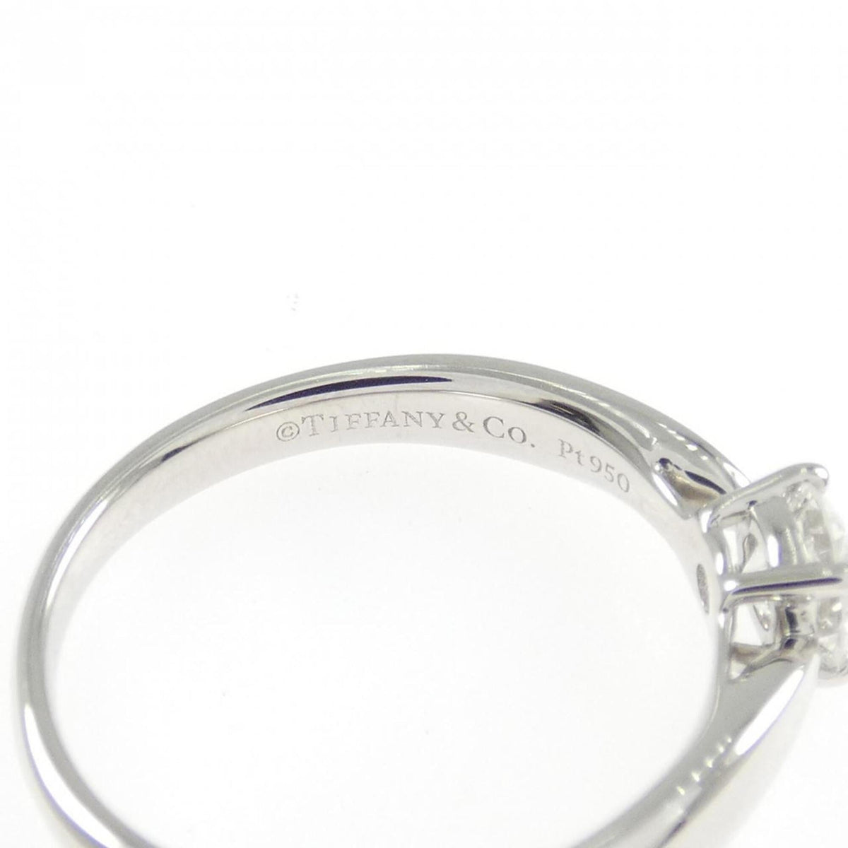 Tiffany Platinum 950 Band Ring (Pre-Owned)