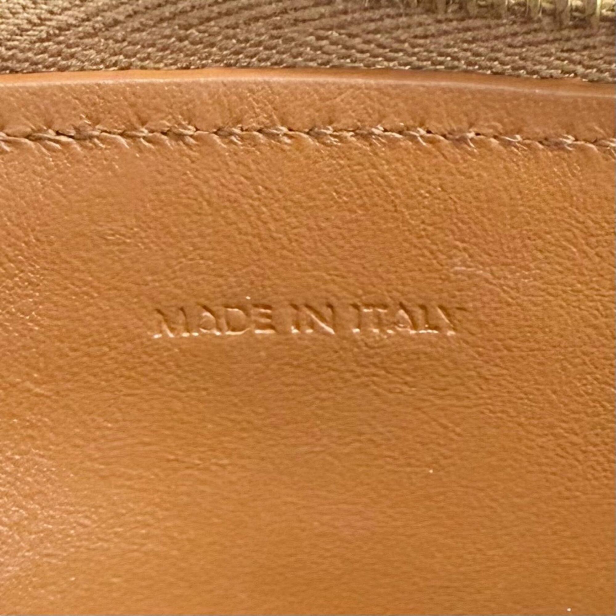 Celine Brown Leather Shoulder Bag (Pre-Owned)
