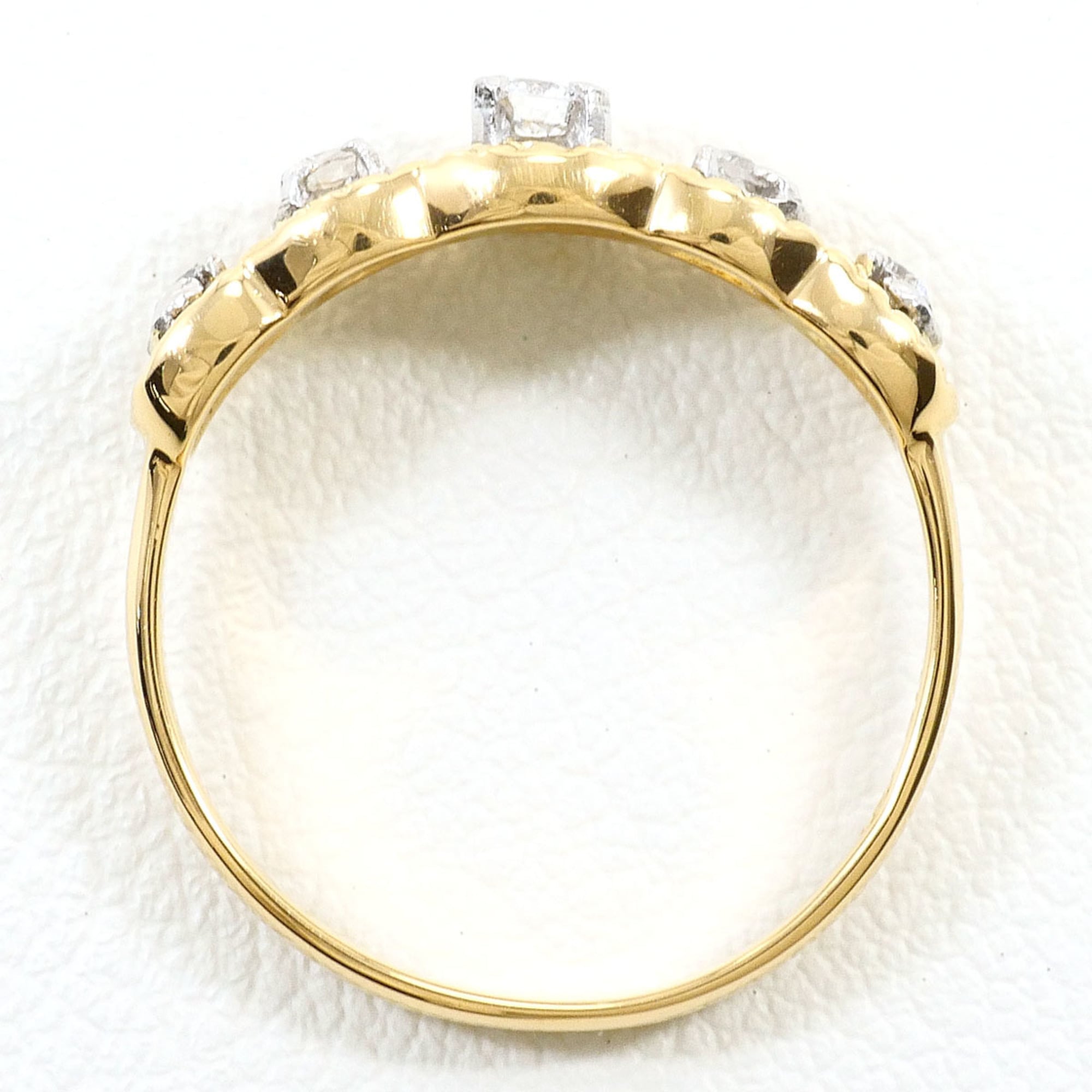 Unbranded White Gold Yellow Gold Yellow Gold (18K) White Gold (18K) Band Ring (Pre-Owned)