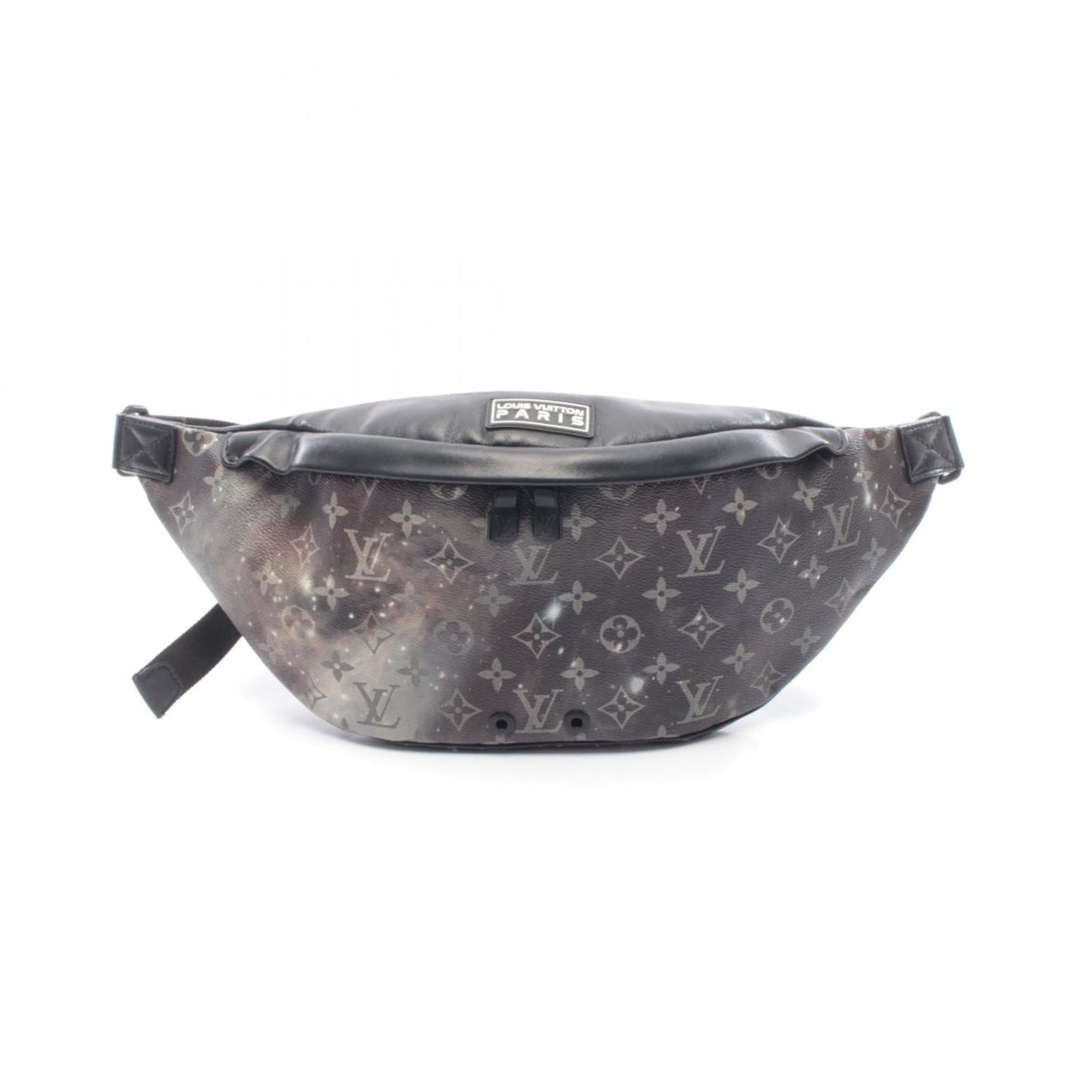 Louis Vuitton Black Gray Multi-Color Coated Canvas Leather Fanny Pack Handbag (Pre-Owned)