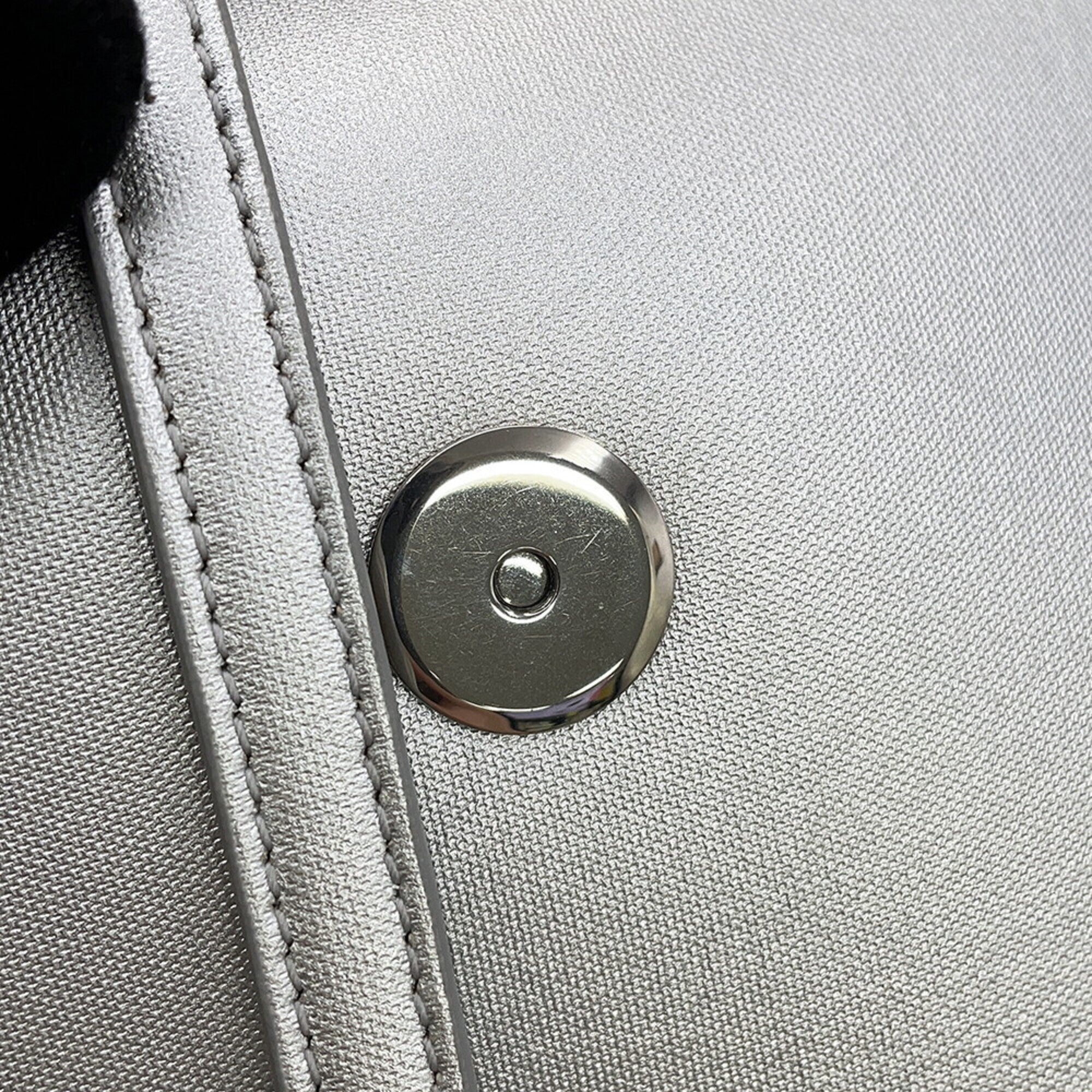 Celine Silver Leather Handbag (Pre-Owned)