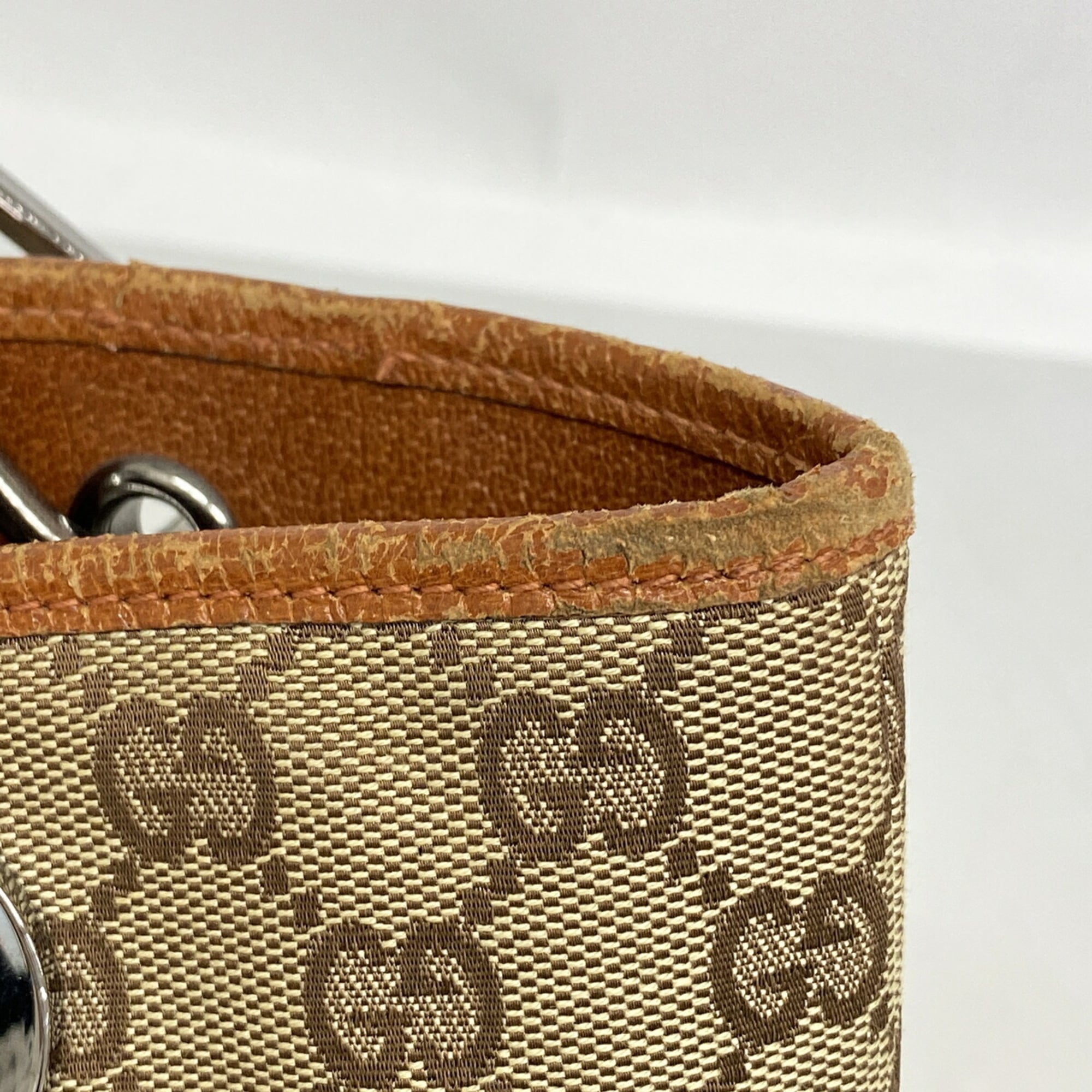 Gucci Beige Canvas Tote Bag (Pre-Owned)
