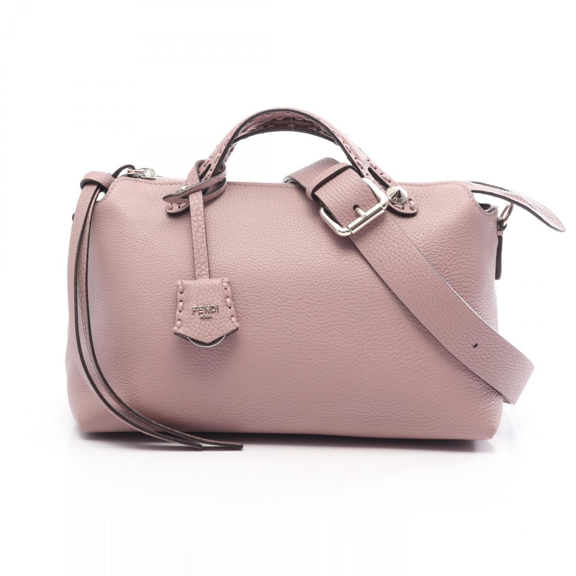Fendi Purple Leather Handbag (Pre-Owned)