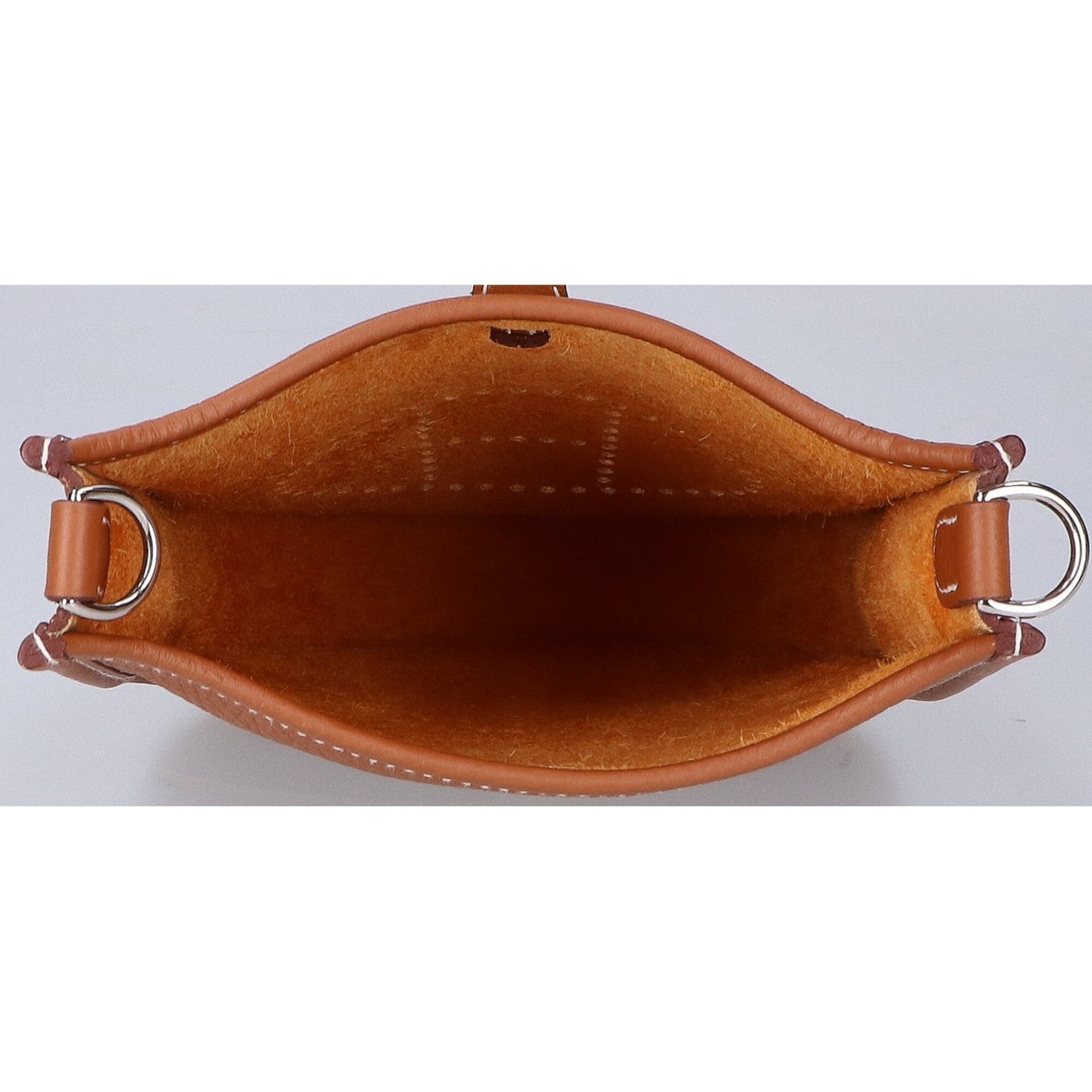 Hermes Gold Taurillon Clemence Leather Shoulder Bag (Pre-Owned)