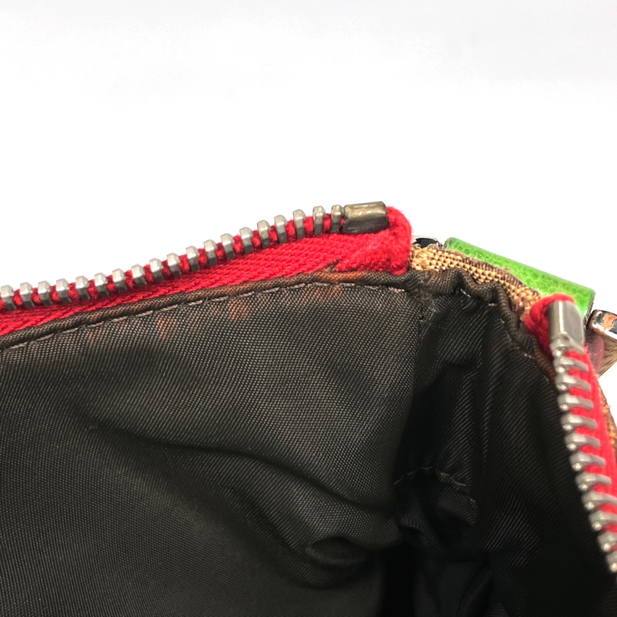 Christian Dior Rasta Brown Multi-Color Canvas Leather Saddle Bag Shoulder Bag (Pre-Owned)