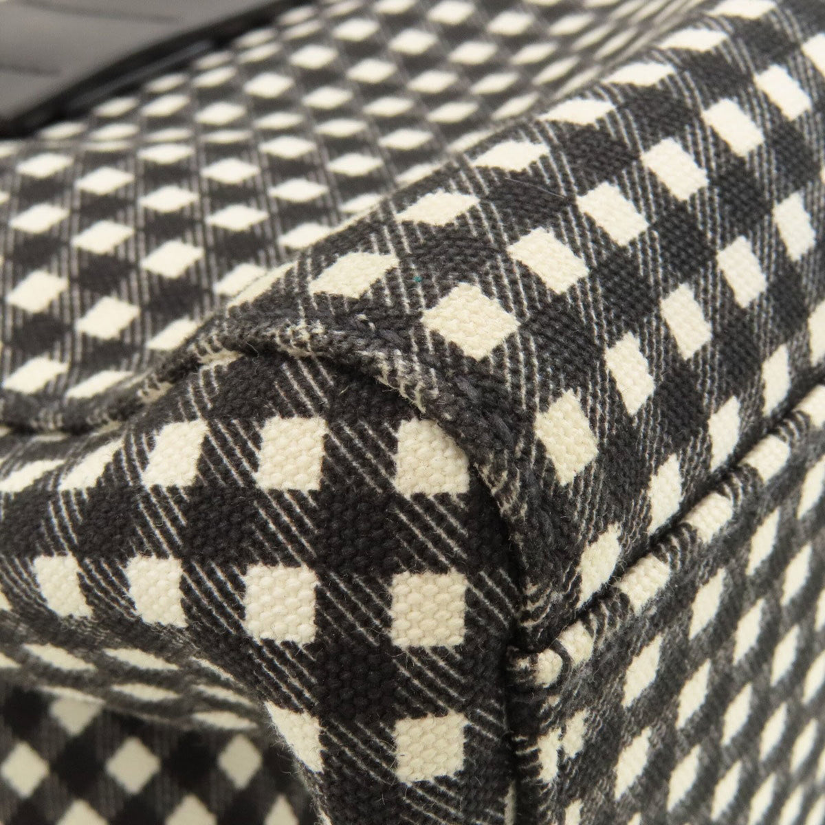 Miu Miu Black Canvas Handbag (Pre-Owned)