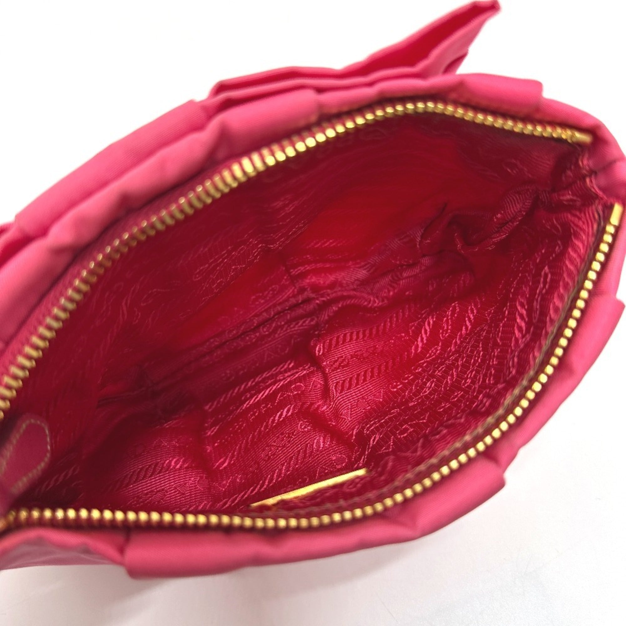 Prada Pink Nylon Pouch (Pre-Owned)