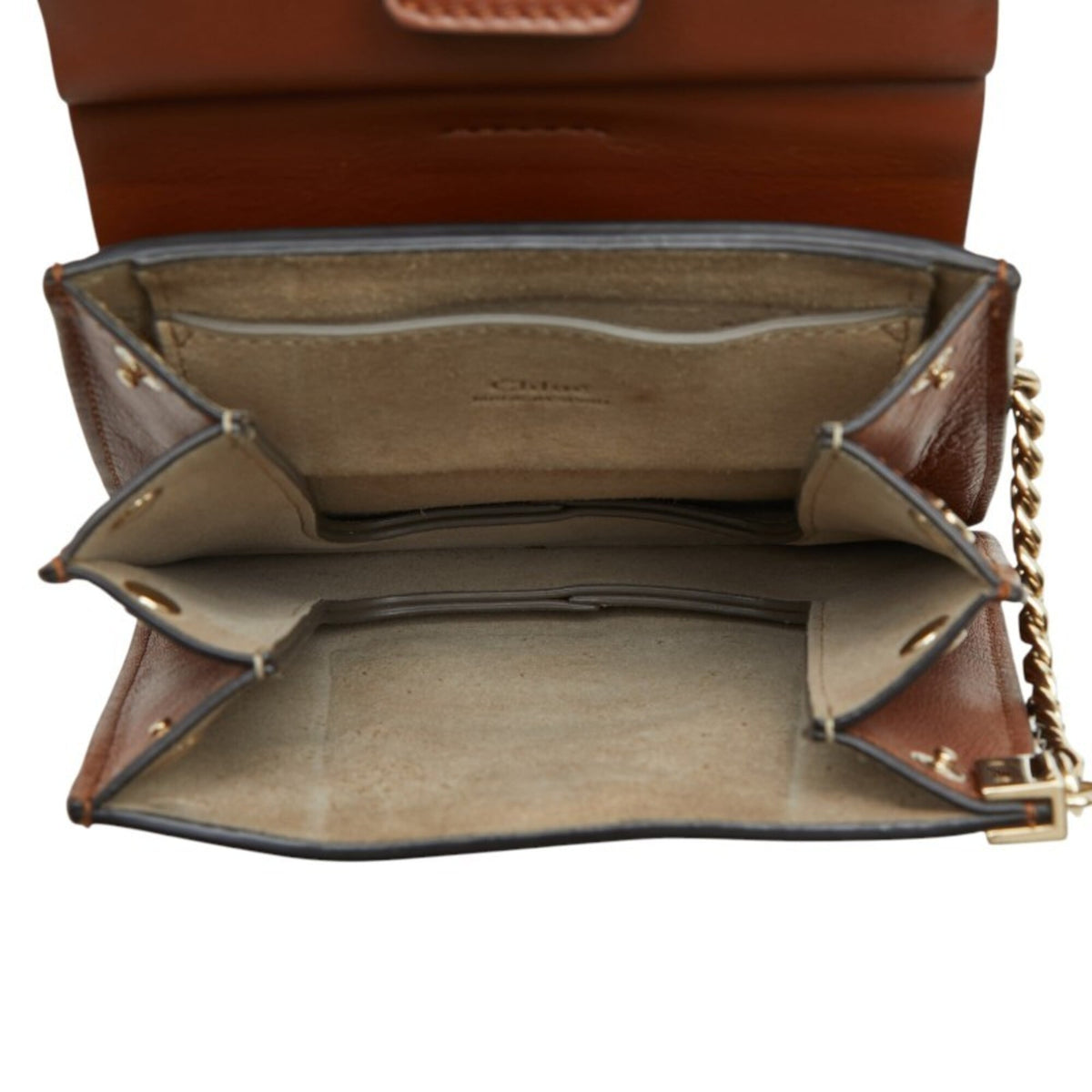 Chloé Brown Leather Suede Shoulder Bag (Pre-Owned)