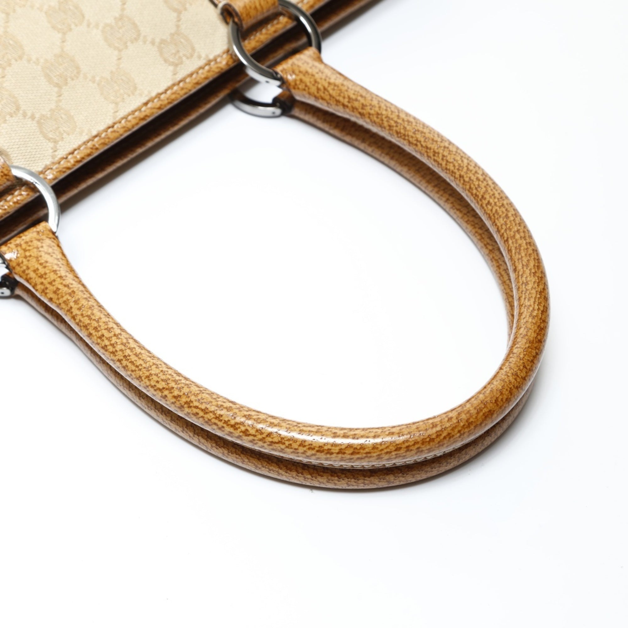 Gucci Beige Gg Canvas Tote Bag (Pre-Owned)