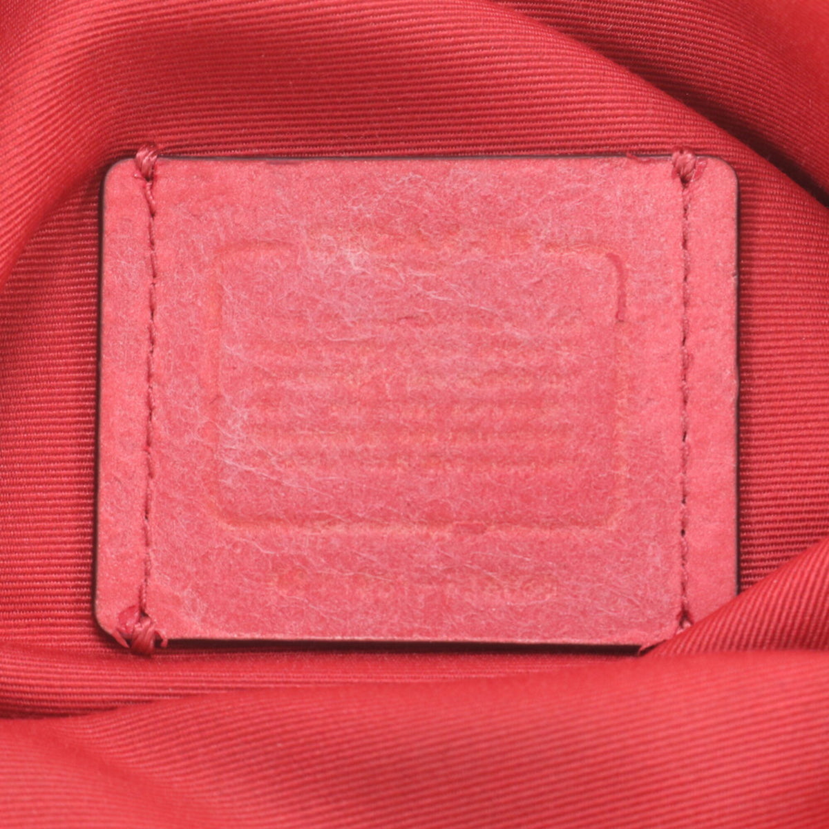 Coach Red Color Leather Crossbody Bag Handbag Shoulder Bag Tote Bag (Pre-Owned)