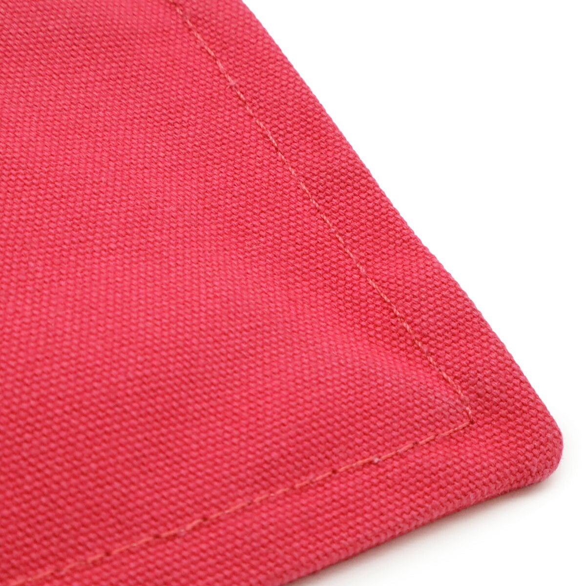 Hermes Pink Canvas Leather Pouch (Pre-Owned)