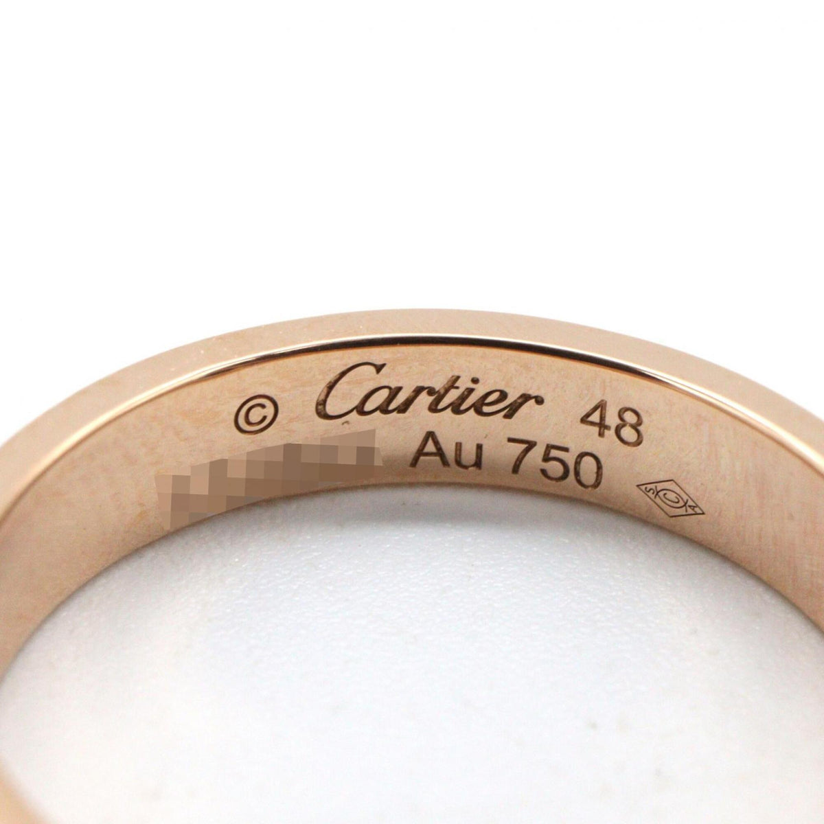 Cartier Gold Pink Gold (18K) Band Ring (Pre-Owned)
