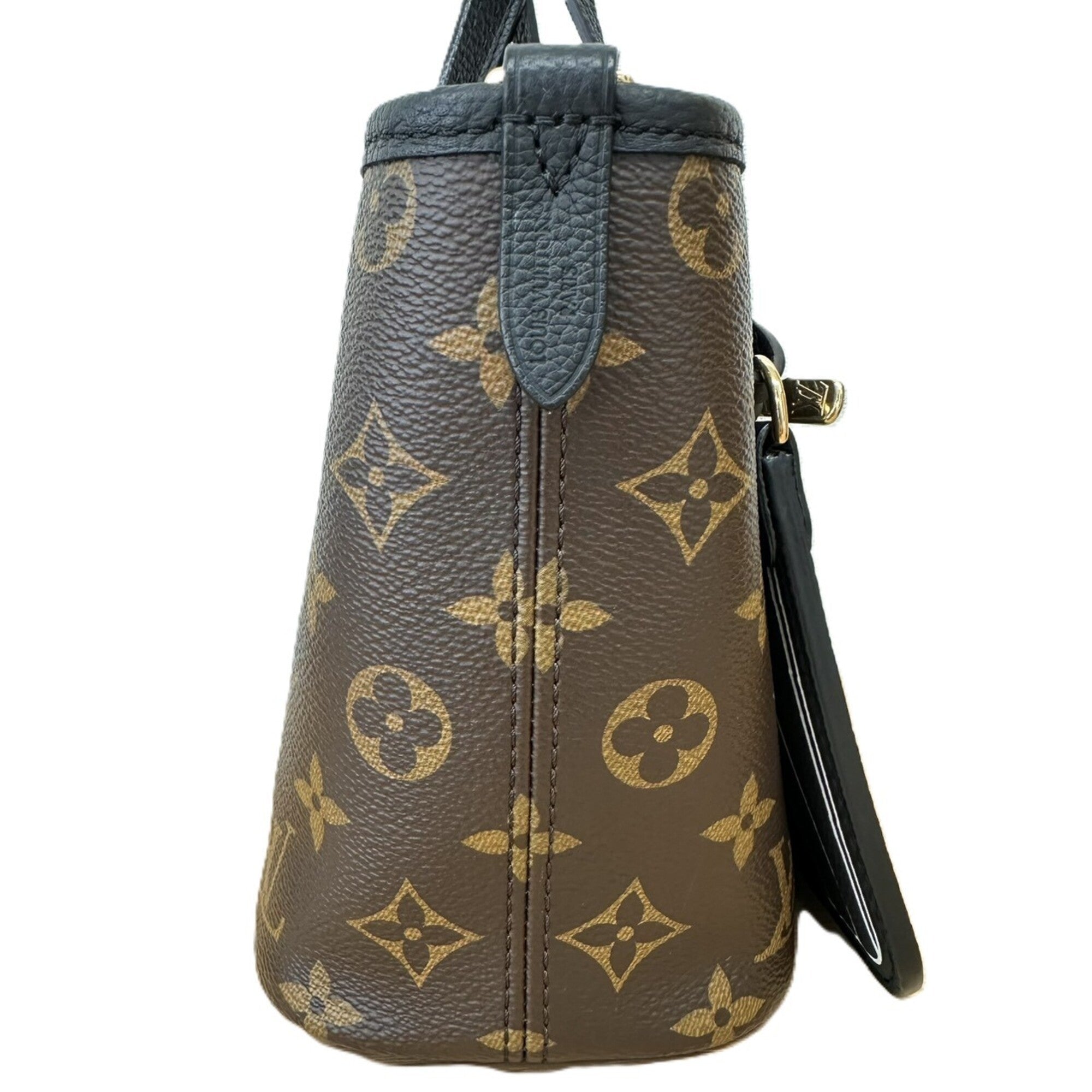 Louis Vuitton Monogram Brown Leather Tote Bag (Pre-Owned)