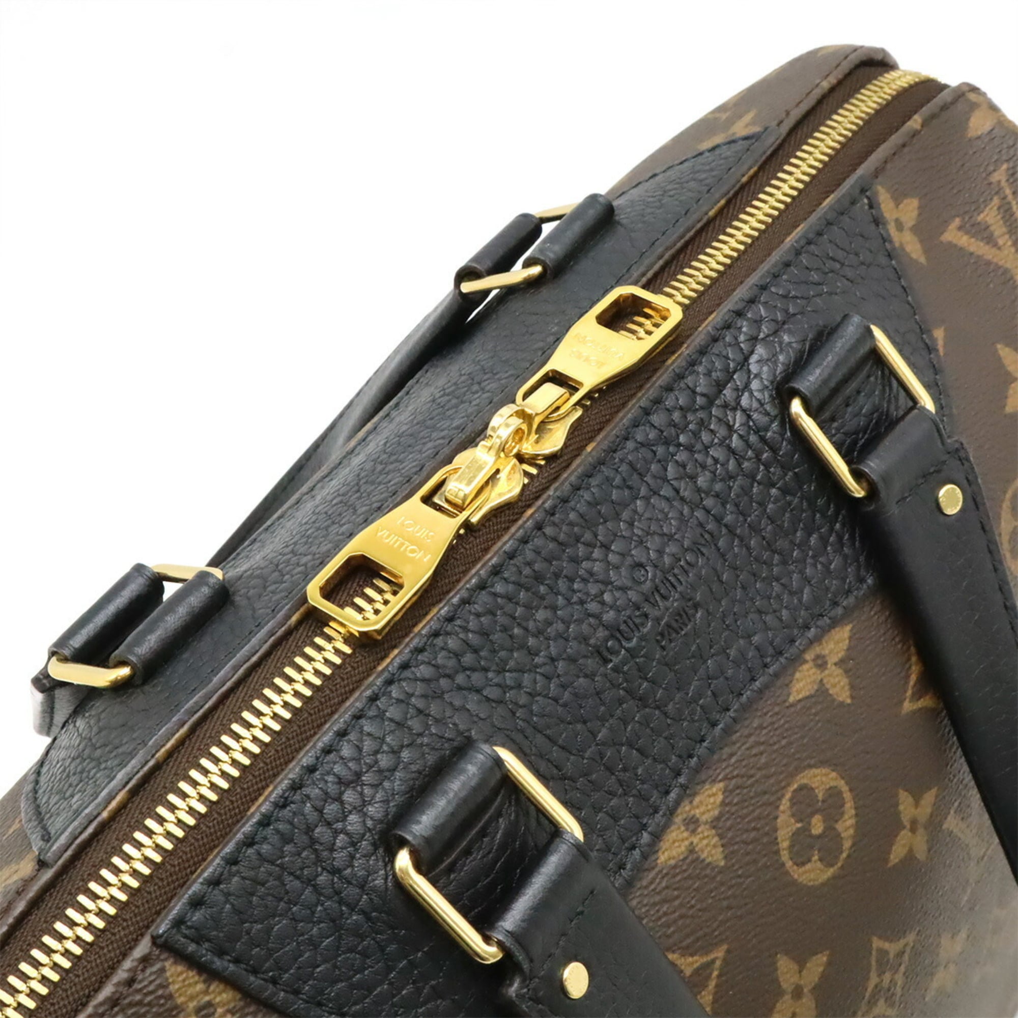 Louis Vuitton Black Brown Monogram Noir Monogram Pvc Leather Handbag Tote Bag (Pre-Owned)