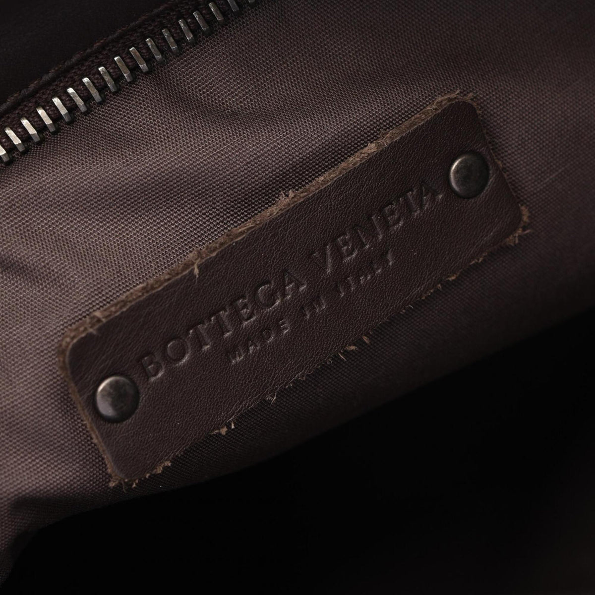 Bottega Veneta Brown Leather Handbag Shoulder Bag (Pre-Owned)