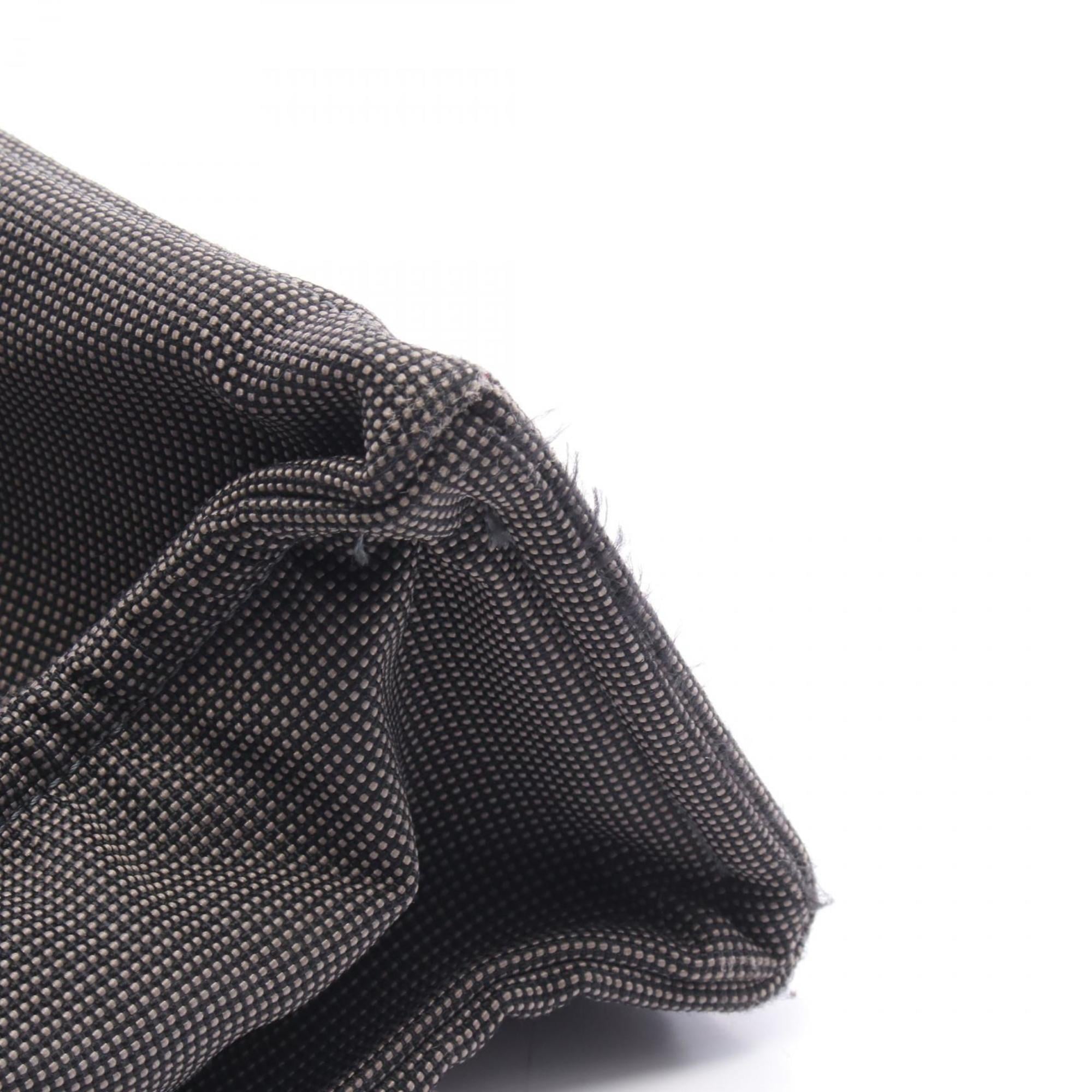 Hermes Gray Nylon Canvas Canvas Tote Bag (Pre-Owned)