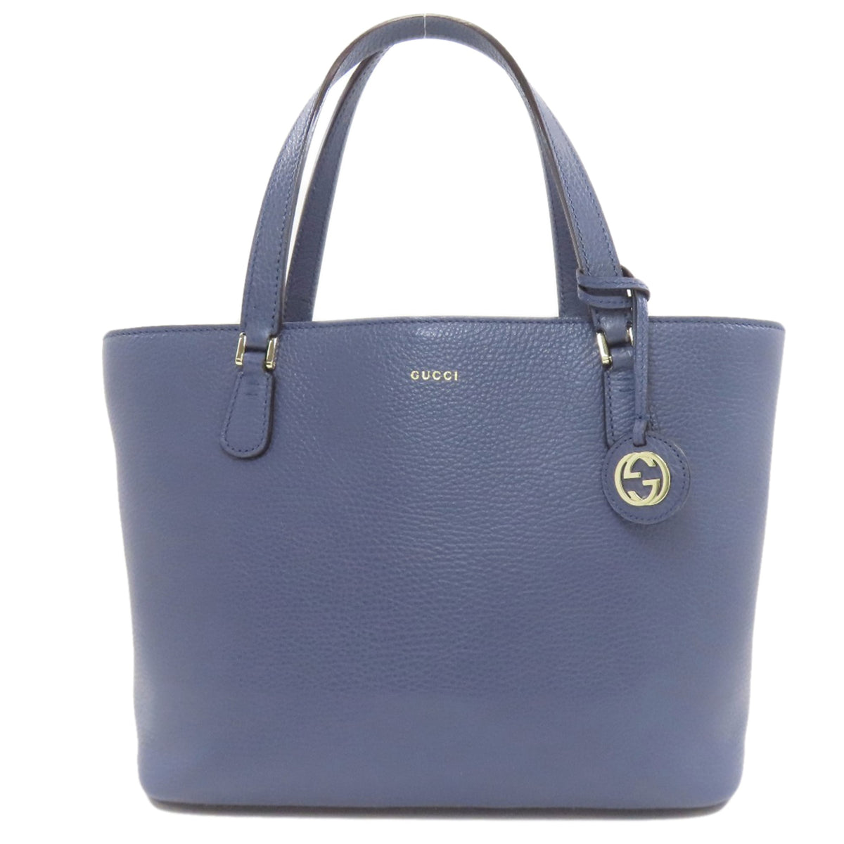 Gucci Blue Leather Handbag (Pre-Owned)