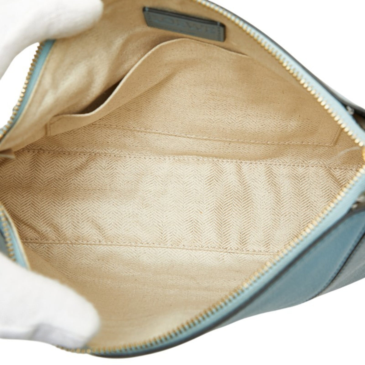 Loewe Blue Leather Shoulder Bag (Pre-Owned)