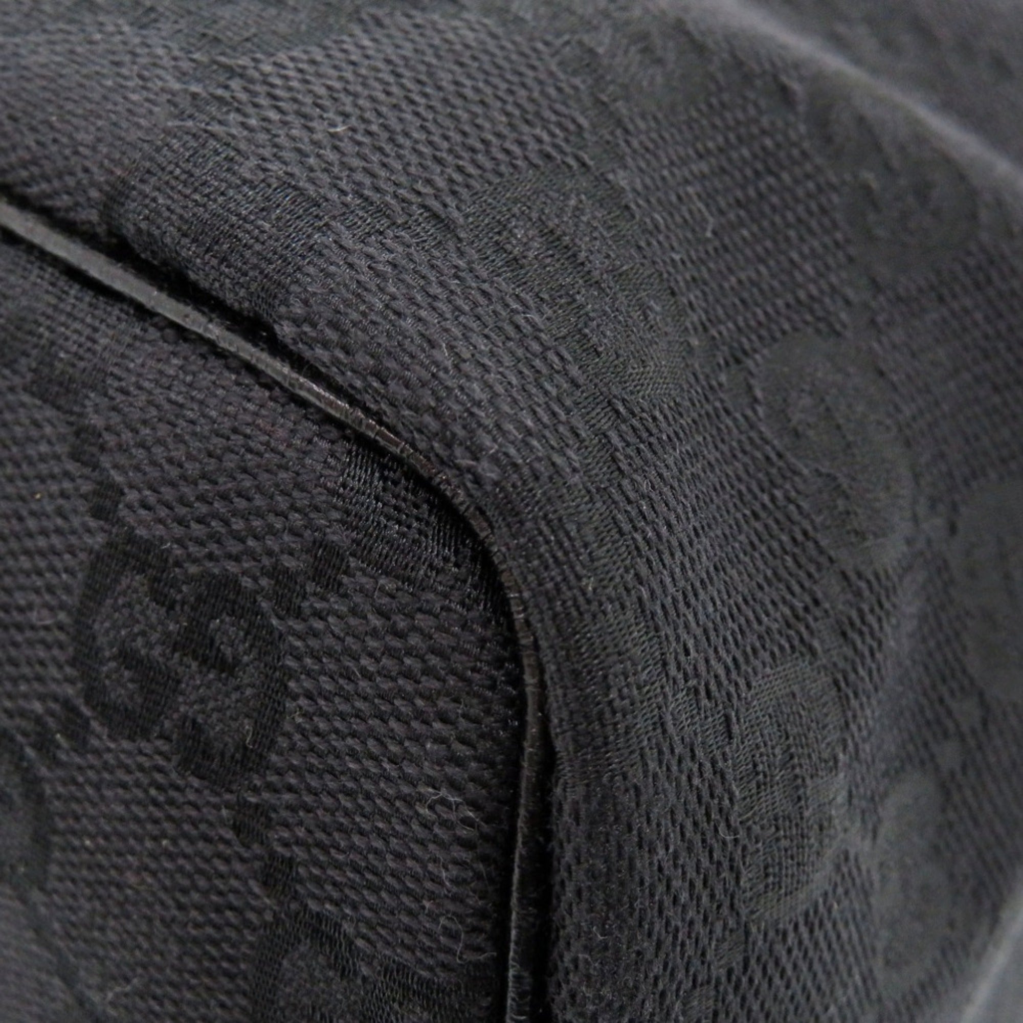 Gucci Black Gg Canvas Pouch Vanity Bag (Pre-Owned)