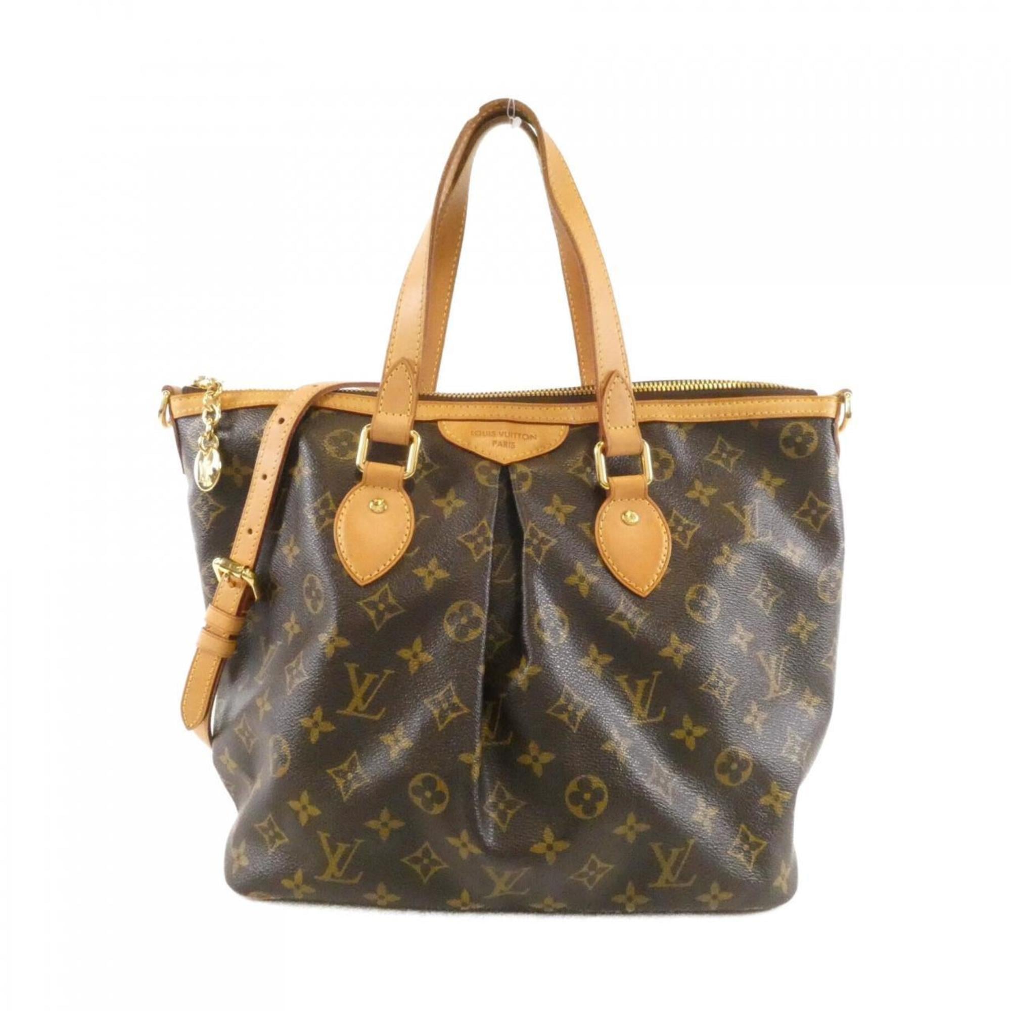 Louis Vuitton Marron Coated Canvas Handbag (Pre-Owned)