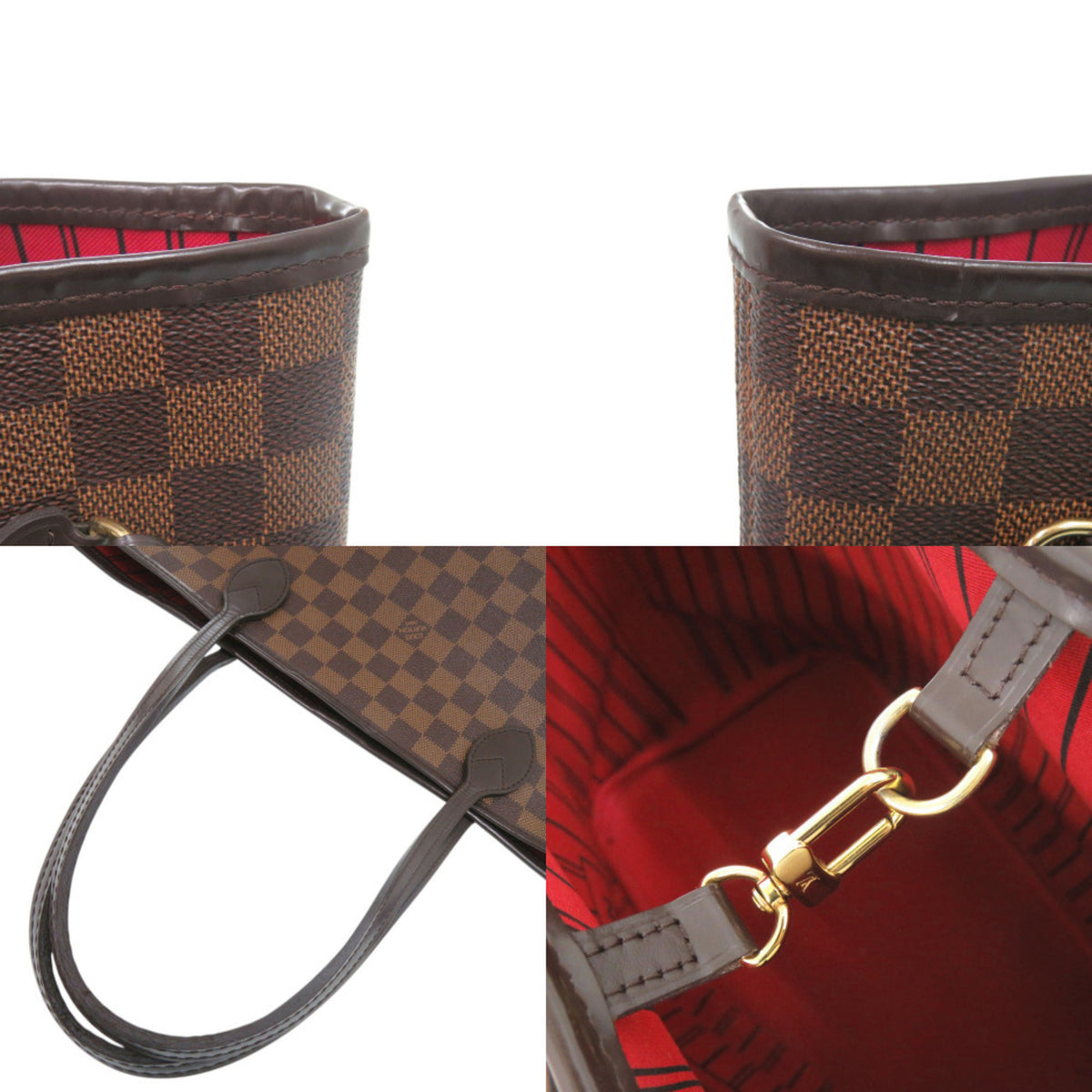 Louis Vuitton Cerise Damier Canvas Damier Canvas Handbag Tote Bag (Pre-Owned)