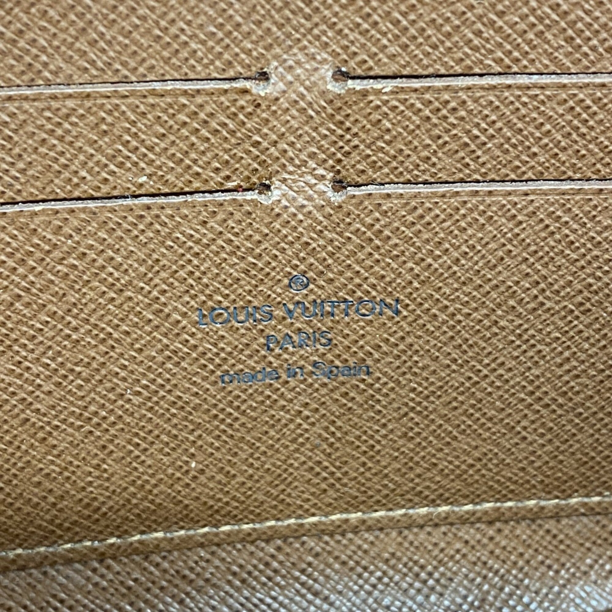 Louis Vuitton Brown Long Wallet (Bi-Fold) (Pre-Owned)