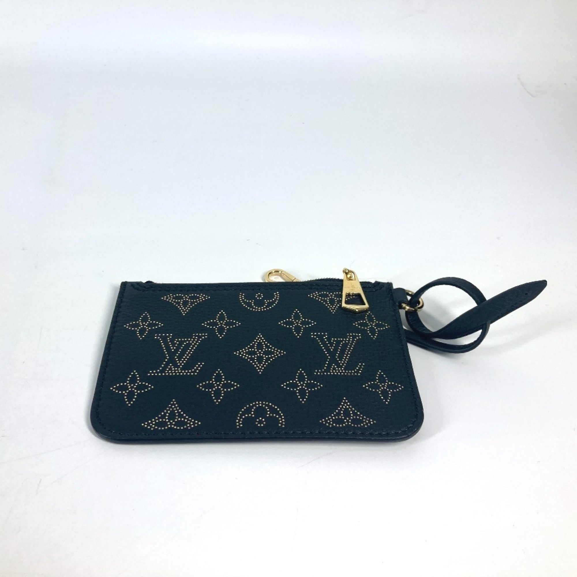Louis Vuitton Black Blossom Gold Monogram Mahina Leather Leather Handbag Shoulder Bag Tote Bag (Pre-Owned)