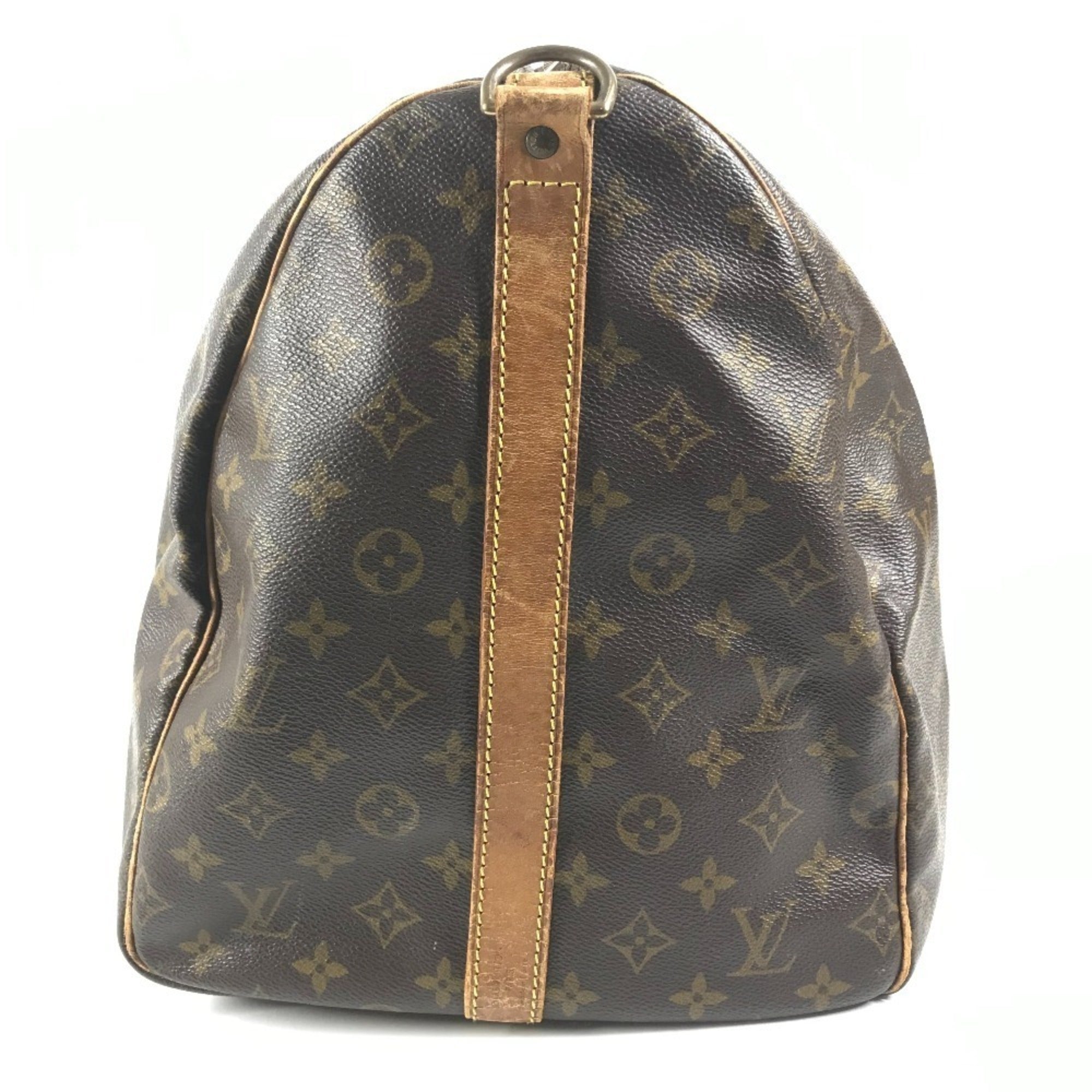 Louis Vuitton Brown Monogram Boston Bag Handbag Shoulder Bag (Pre-Owned)