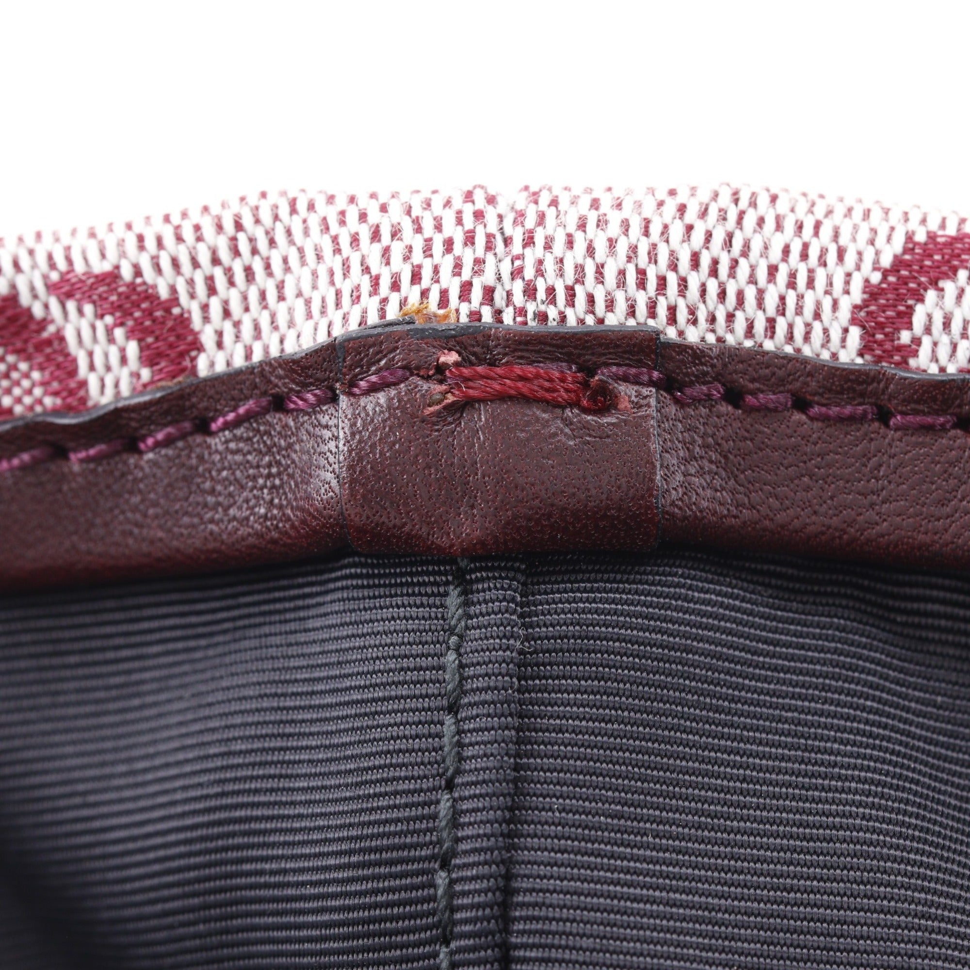 Loewe Red Color Canvas Tote Bag (Pre-Owned)