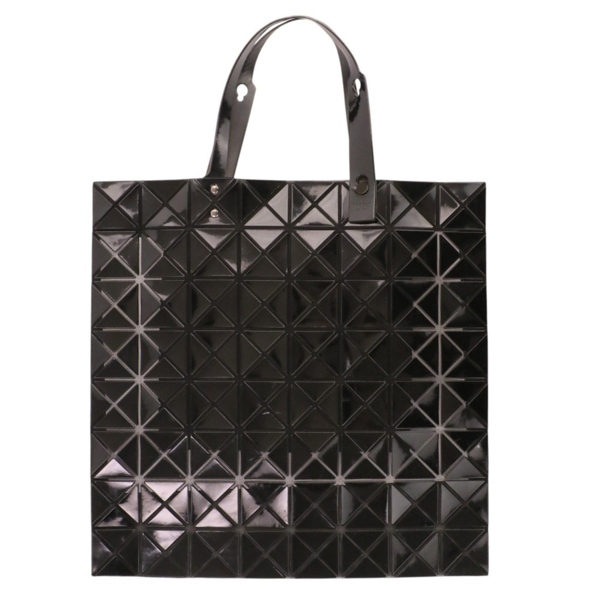 Bao Bao Issey Miyake Black Polyester Nylon Vinyl Tote Bag (Pre-Owned)