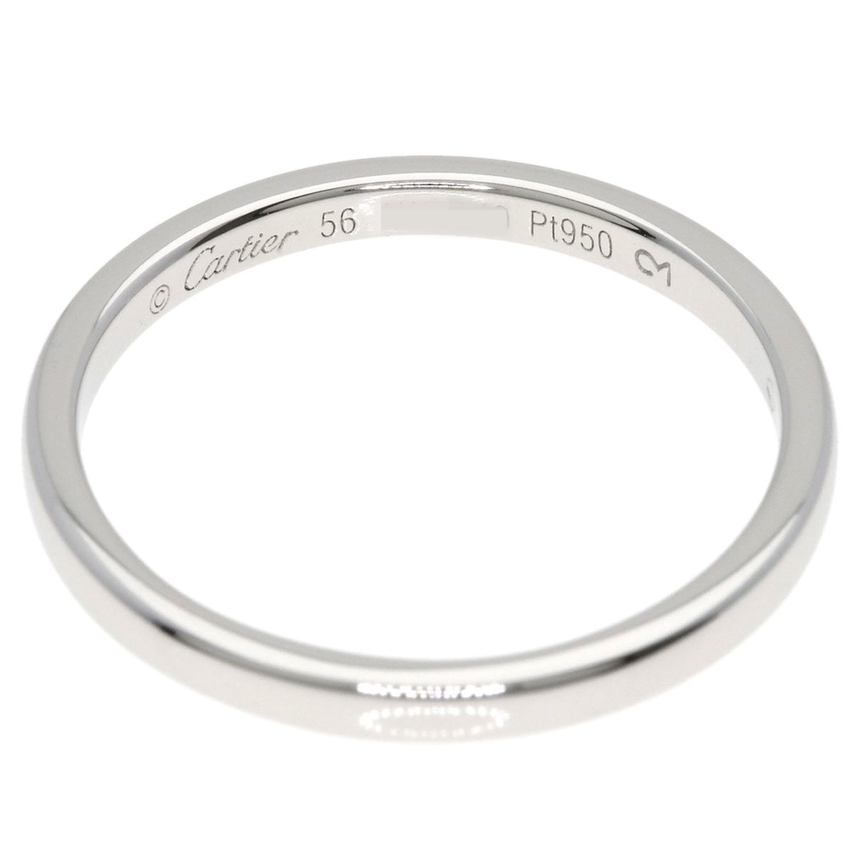 Cartier Platinum 950 Band Ring (Pre-Owned)