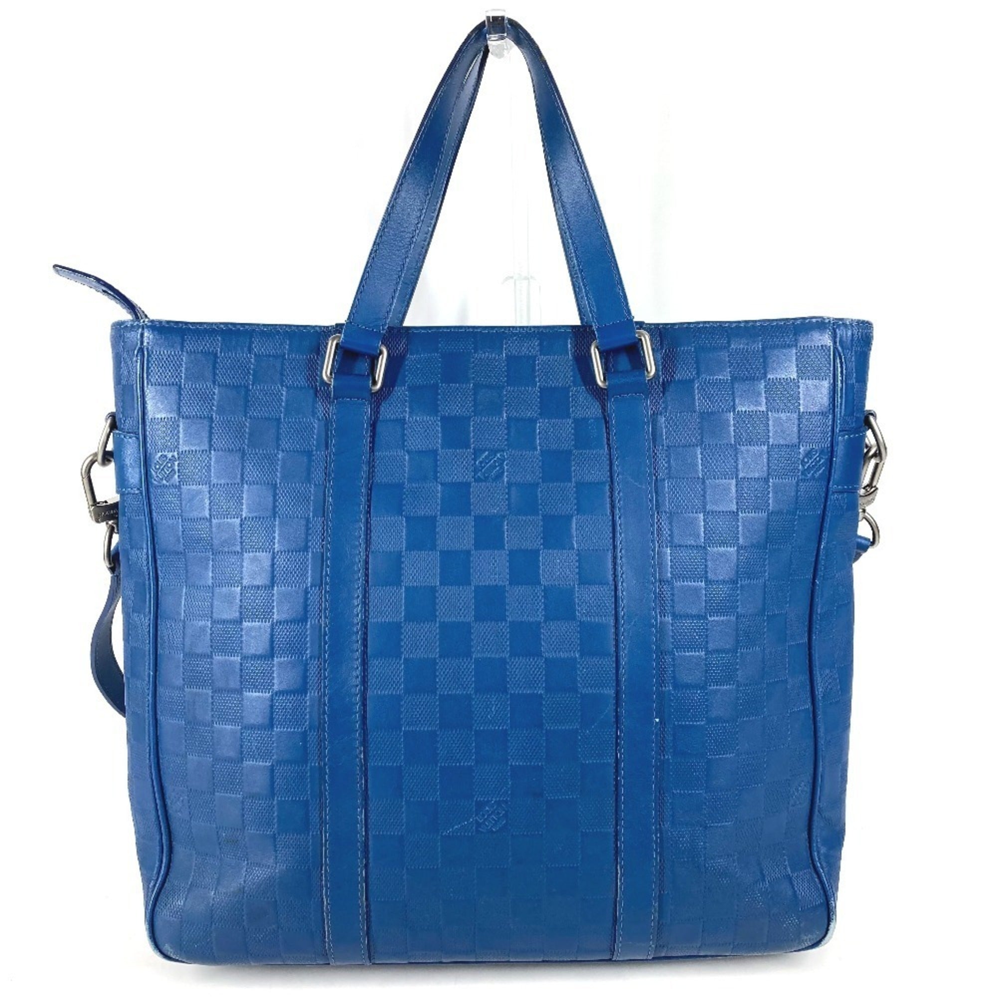 Louis Vuitton Damier Infini Blue Damier Infini Shoulder Bag Tote Bag (Pre-Owned)