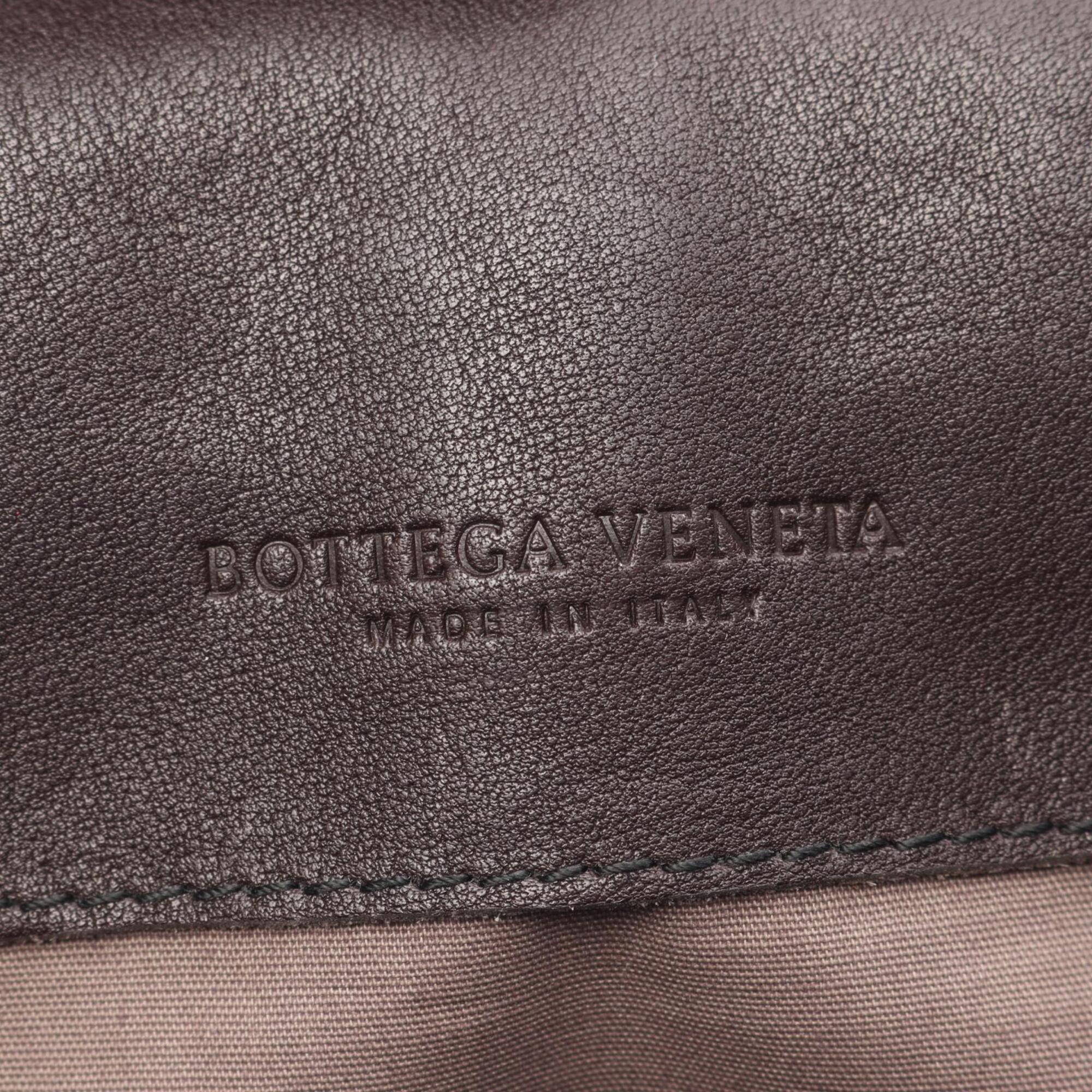 Bottega Veneta Black Multi-Color Leather Handbag Tote Bag (Pre-Owned)
