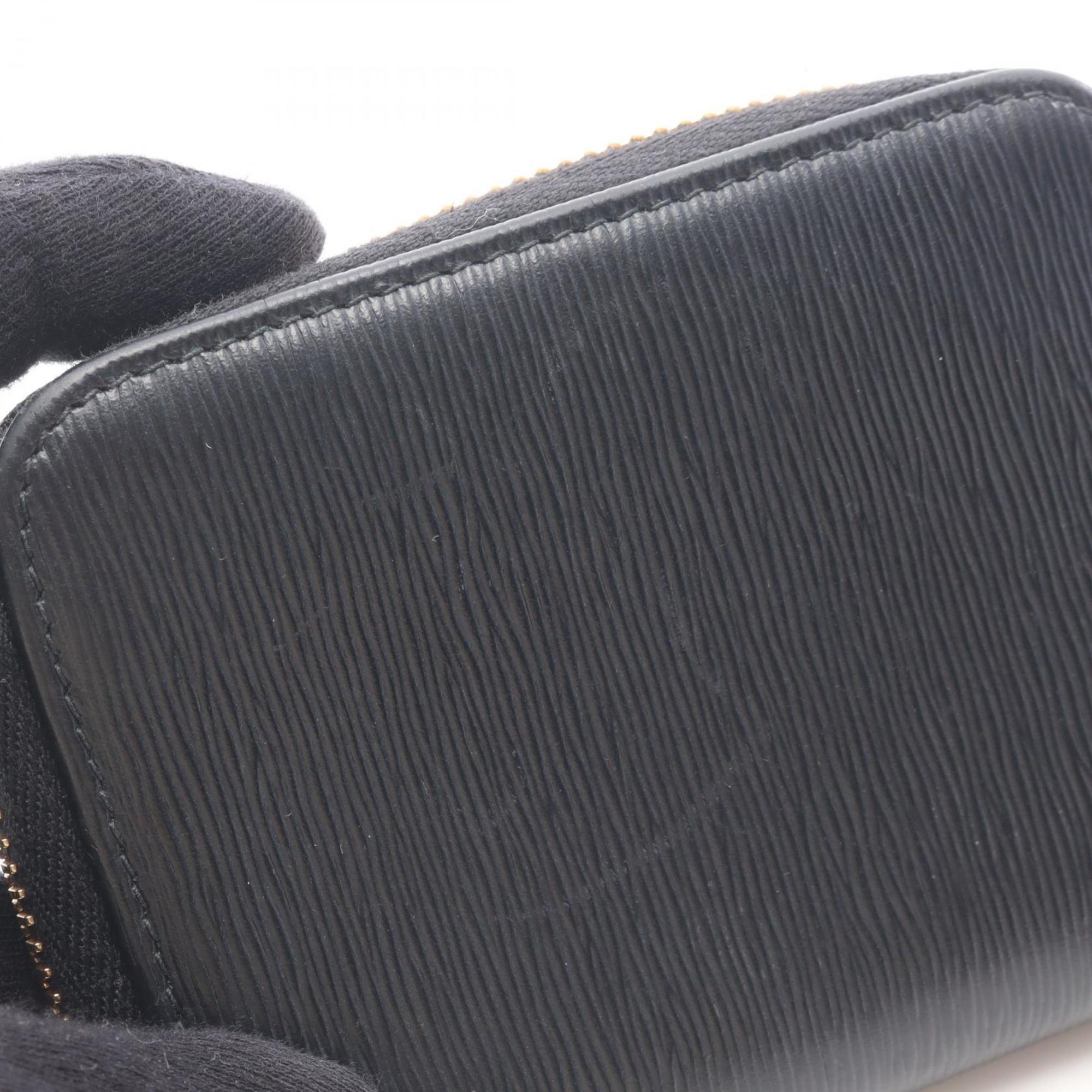 Prada Black Leather Coin Purse/Coin Case (Pre-Owned)