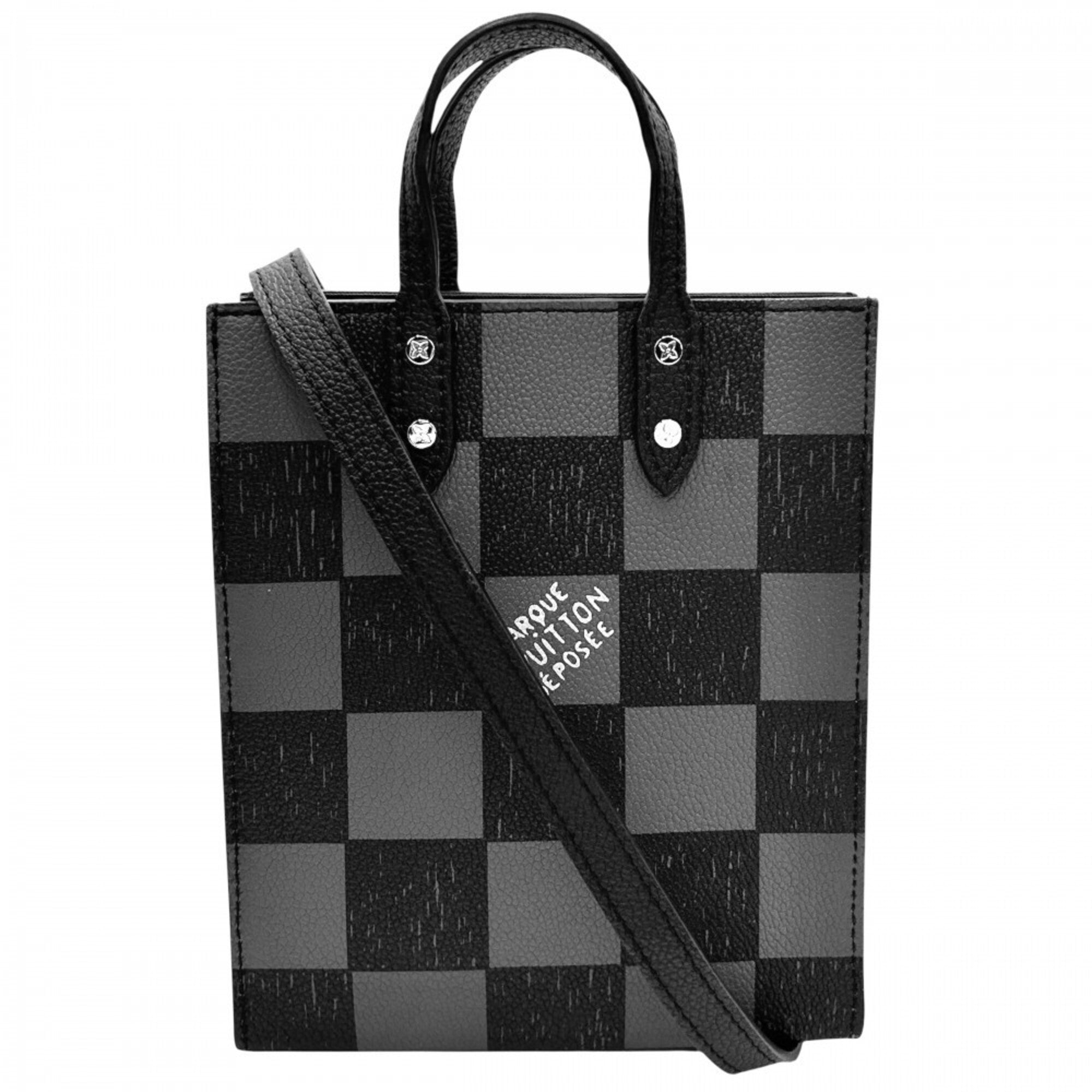 Louis Vuitton Black Handbag Shoulder Bag (Pre-Owned)