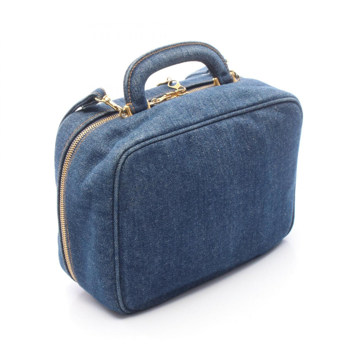 Chanel Navy Denim Handbag (Pre-Owned)
