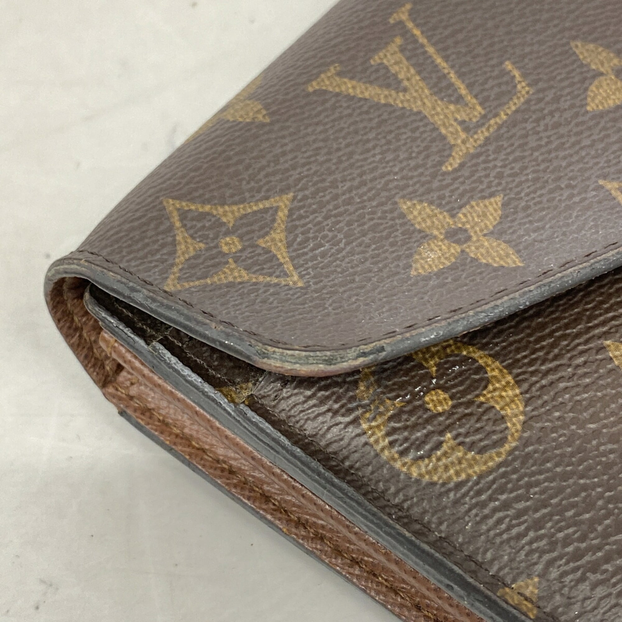 Louis Vuitton Brown Long Wallet (Bi-Fold) (Pre-Owned)