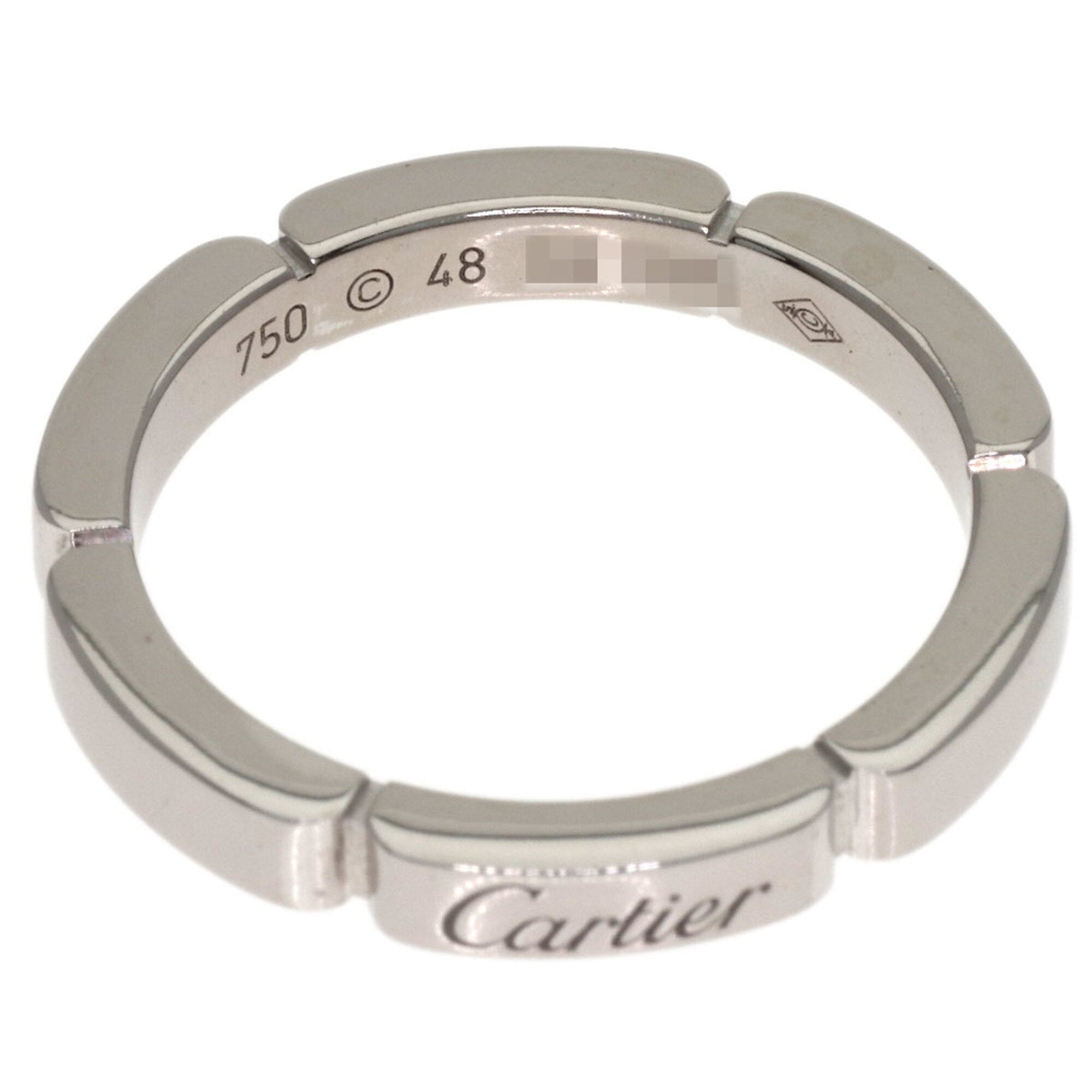 Cartier White Gold White Gold (18K) Band Ring (Pre-Owned)