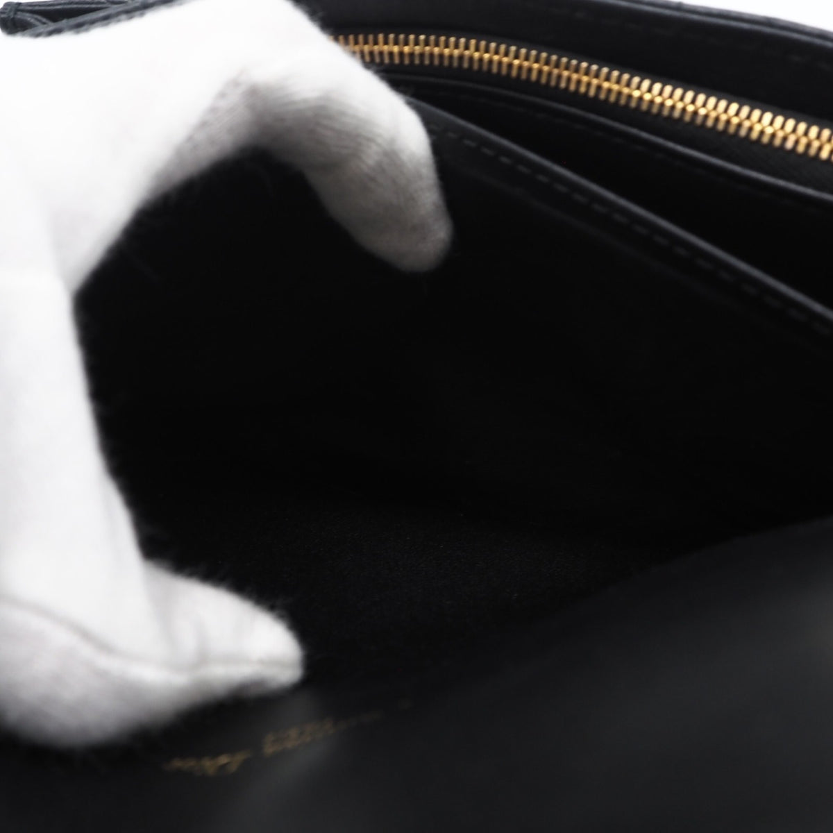 Christian Dior Black Leather Shoulder Bag (Pre-Owned)