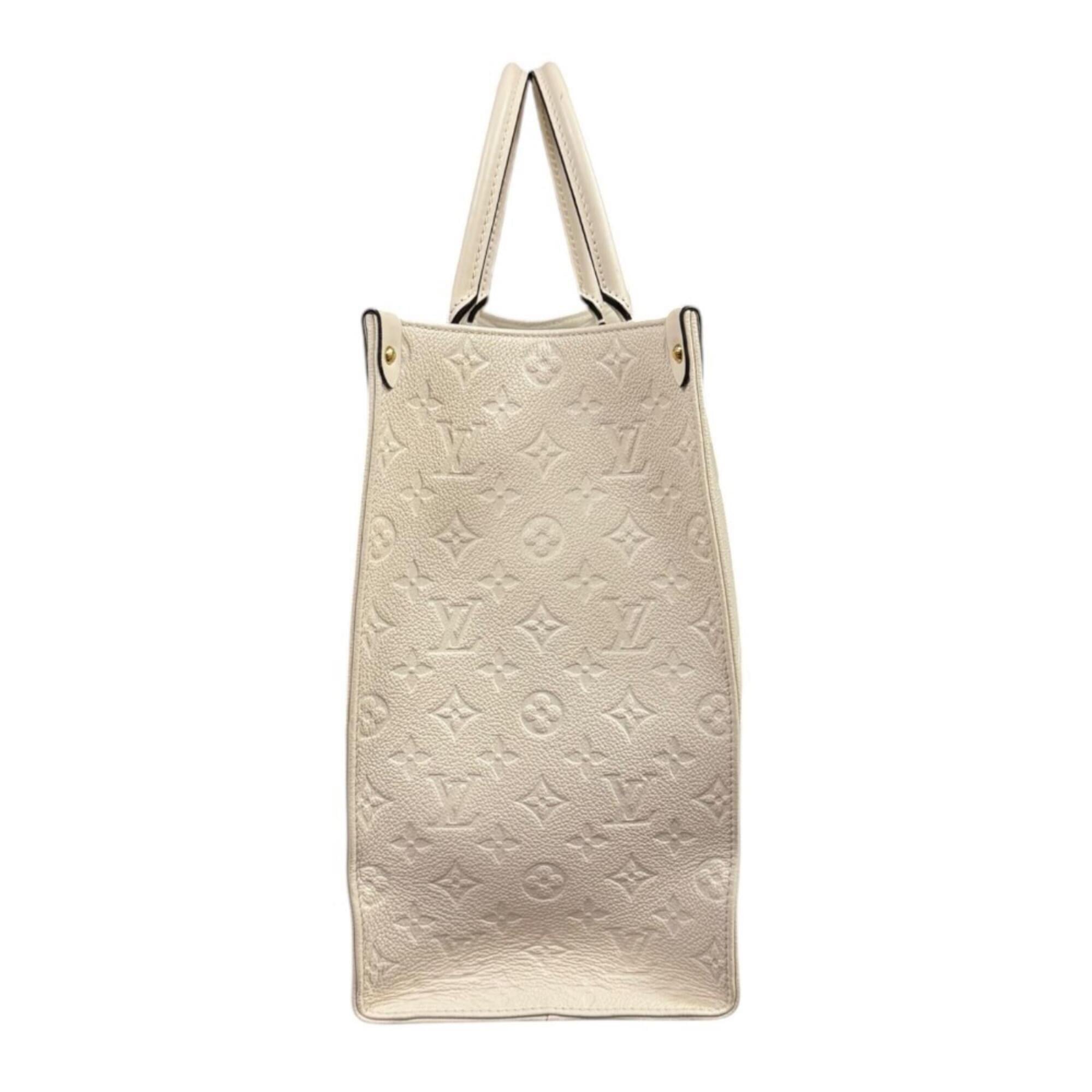 Louis Vuitton Beige Off-White Monogram Empreinte Shoulder Bag (Pre-Owned)