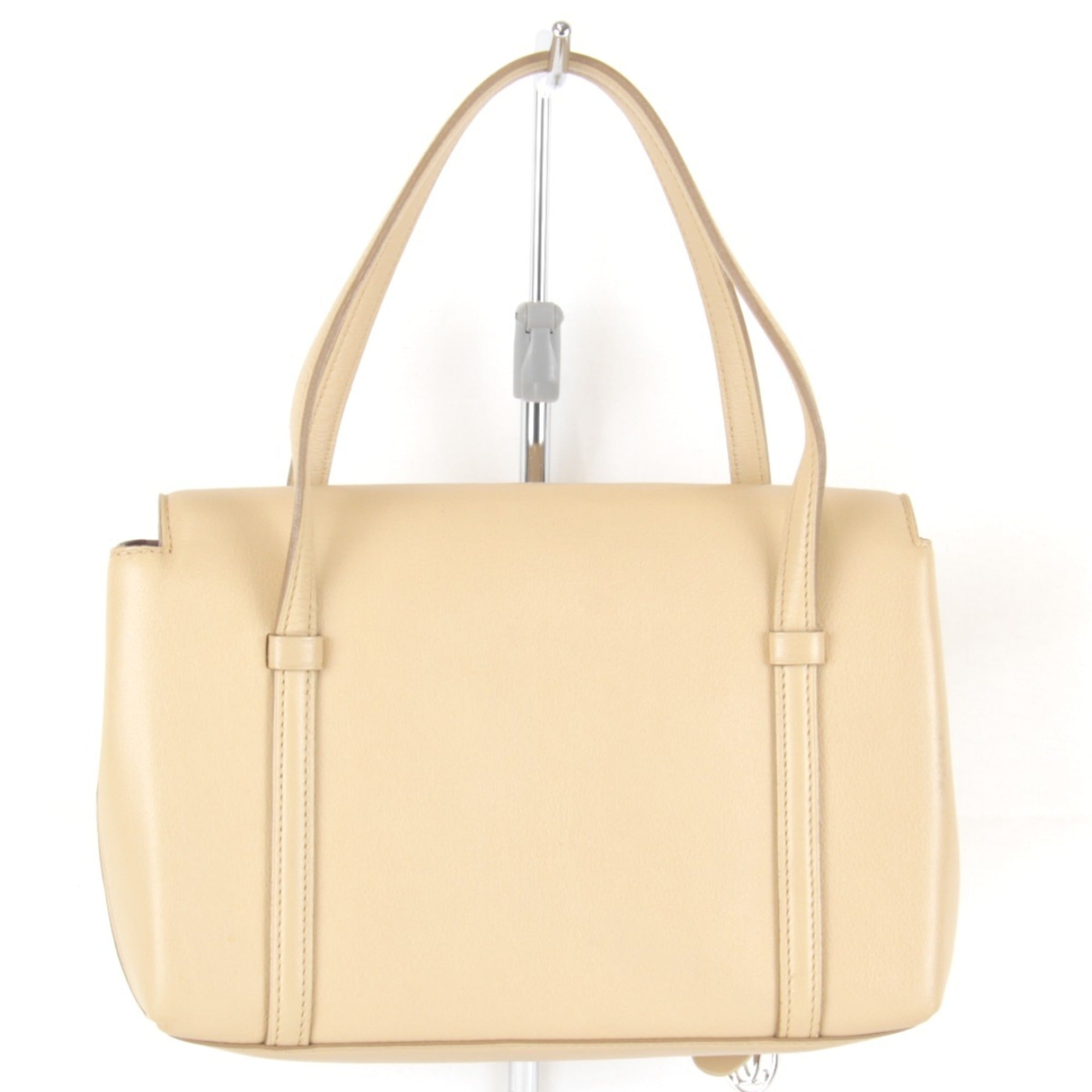 Cartier Cabochon Beige Leather Handbag (Pre-Owned)